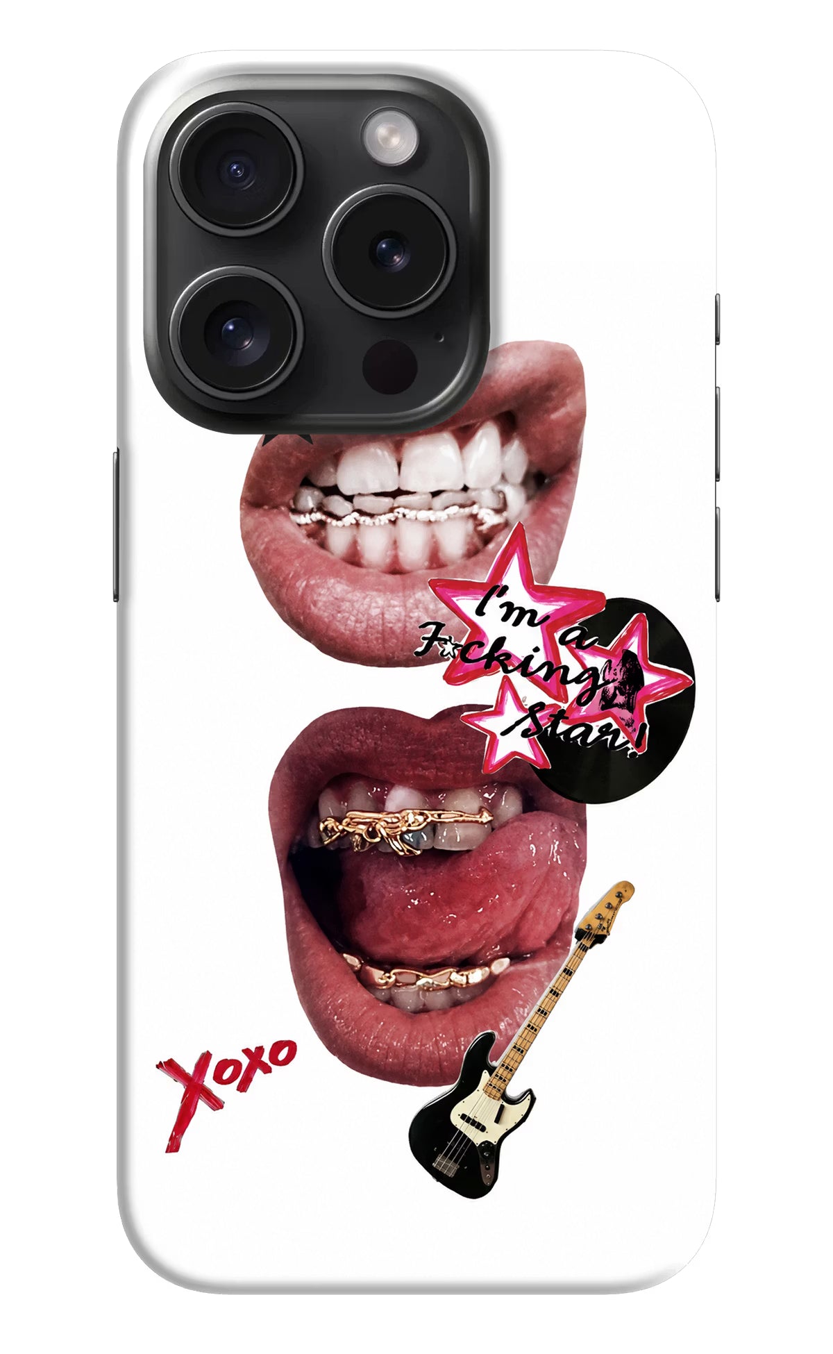 Rockstar iPhone 15 Pro Max Back Cover - Rockstar iPhone 15 Pro Max Back Cover Rockstar iPhone 15 Pro Max Back Cover