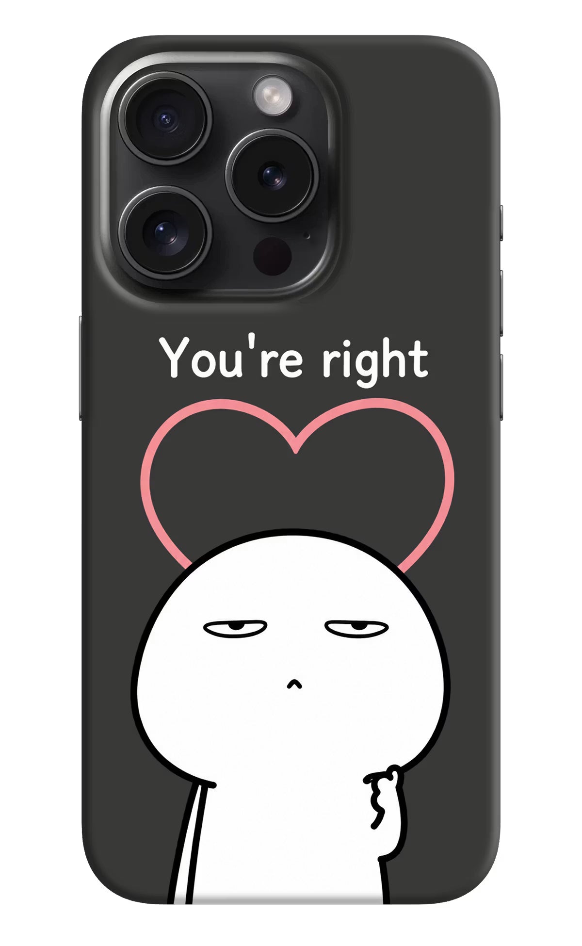 You're Right iPhone 15 Pro Max Back Cover - You're Right iPhone 15 Pro Max Back Cover You're Right iPhone 15 Pro Max Back Cover