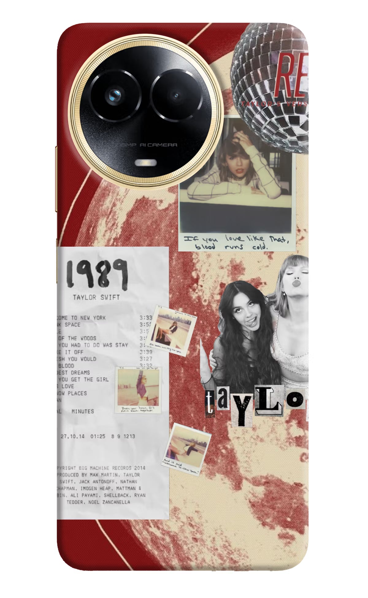 Taylor Swift Realme 11 5G/11X 5G/C67 Back Cover - Taylor Swift Realme 11 5G/11X 5G/C67 Back Cover Taylor Swift Realme 11 5G/11X 5G/C67 Back Cover