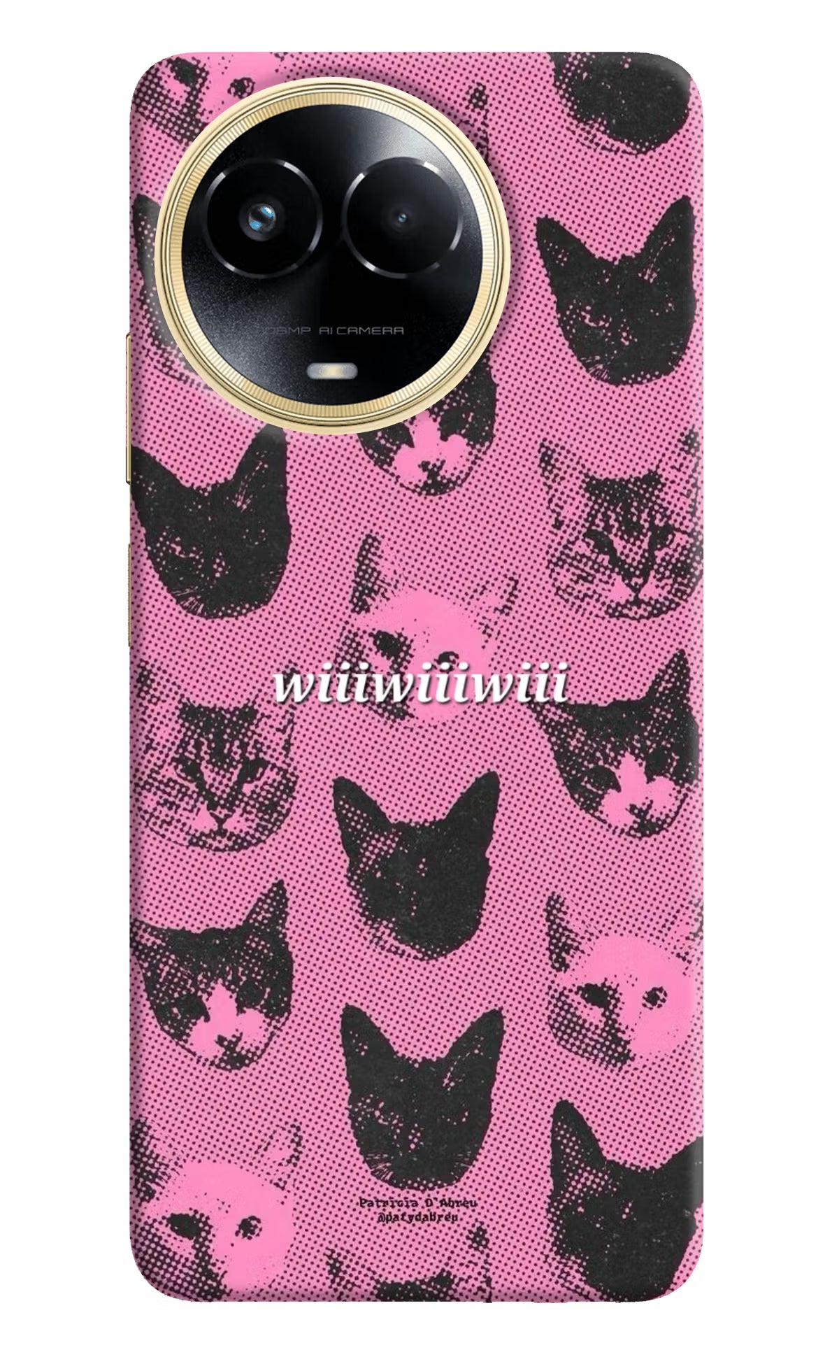 Pink Cats Realme 11 5G/11X 5G/C67 Back Cover - Pink Cats Realme 11 5G/11X 5G/C67 Back Cover Pink Cats Realme 11 5G/11X 5G/C67 Back Cover