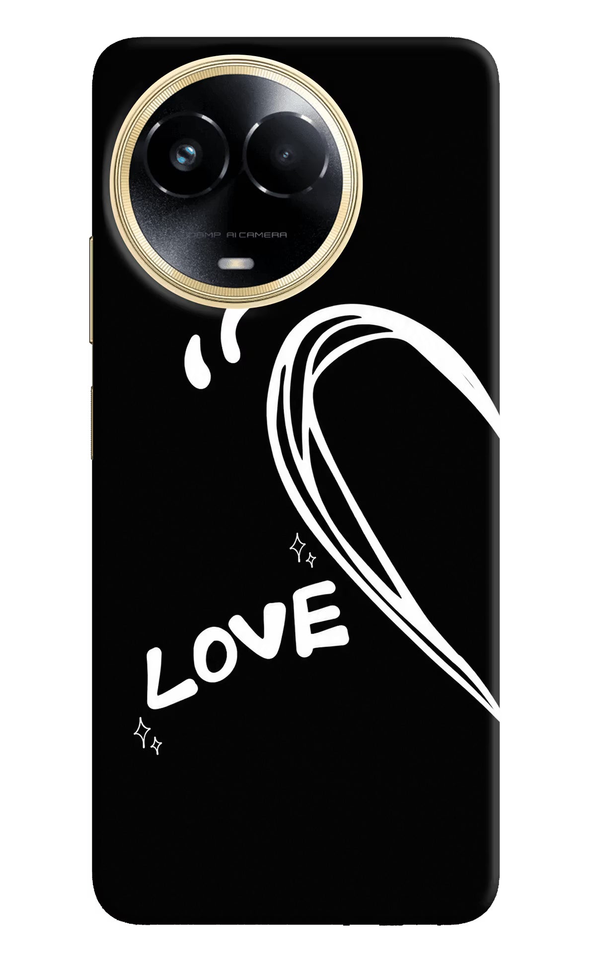 Love Line Realme 11 5G/11X 5G/C67 Back Cover - Love Line Realme 11 5G/11X 5G/C67 Back Cover Love Line Realme 11 5G/11X 5G/C67 Back Cover