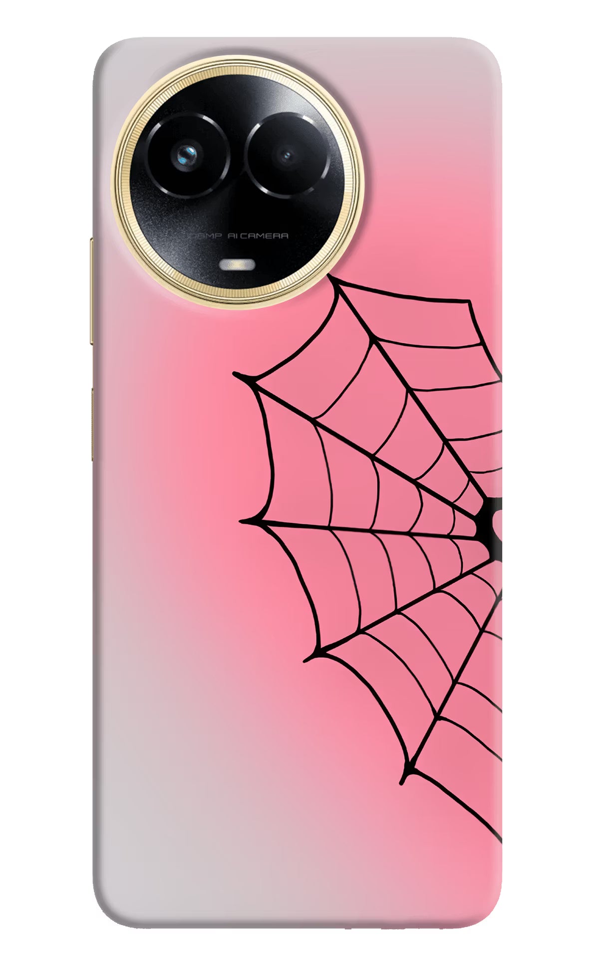 Pink Web Realme 11 5G/11X 5G/C67 Back Cover - Pink Web Realme 11 5G/11X 5G/C67 Back Cover Pink Web Realme 11 5G/11X 5G/C67 Back Cover