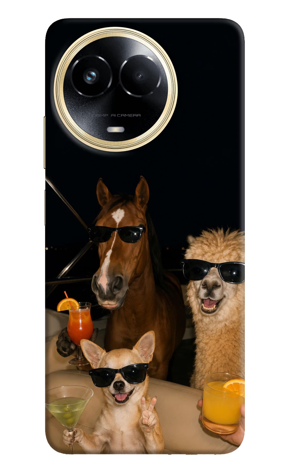 Party Squad Realme 11 5G/11X 5G/C67 Back Cover - Party Squad Realme 11 5G/11X 5G/C67 Back Cover Party Squad Realme 11 5G/11X 5G/C67 Back Cover
