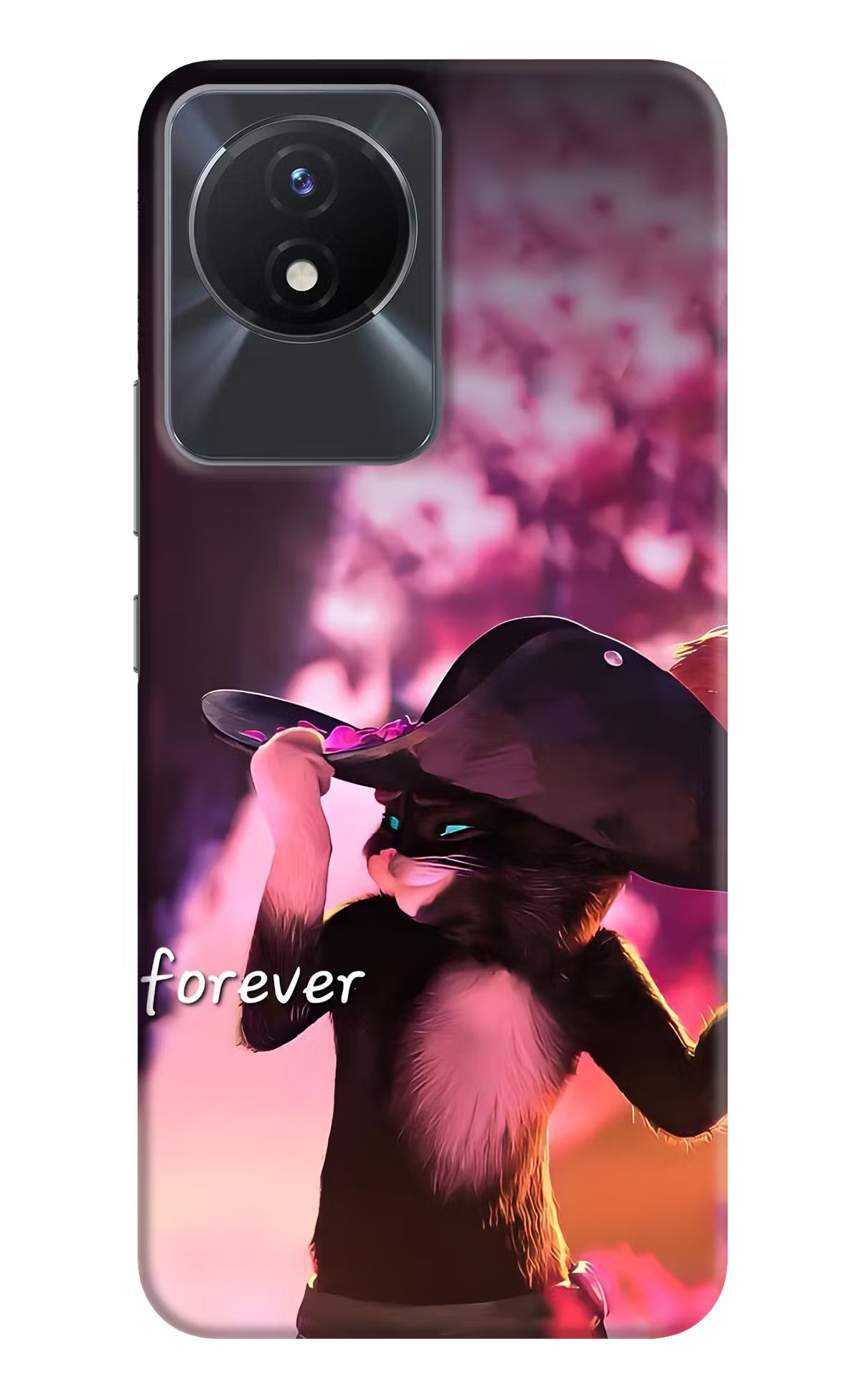 Forever Cat Vivo Y02/Y02T Back Cover - Forever Cat Vivo Y02/Y02T Back Cover Forever Cat Vivo Y02/Y02T Back Cover
