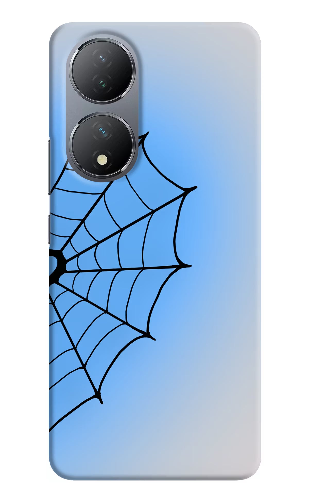 Blue Web Vivo Y100 Back Cover - Blue Web Vivo Y100 Back Cover Blue Web Vivo Y100 Back Cover