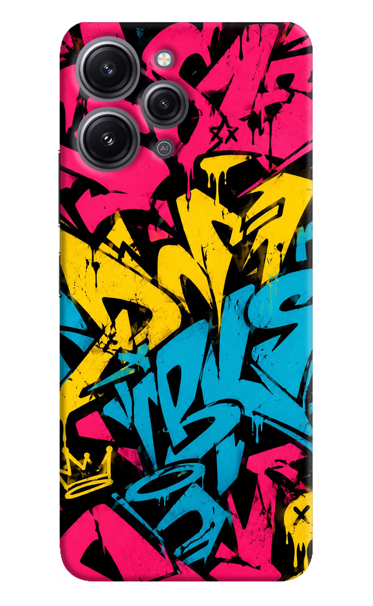 Graffiti Vibe Redmi 12 4G Back Cover - Graffiti Vibe Redmi 12 4G Back Cover Graffiti Vibe Redmi 12 4G Back Cover