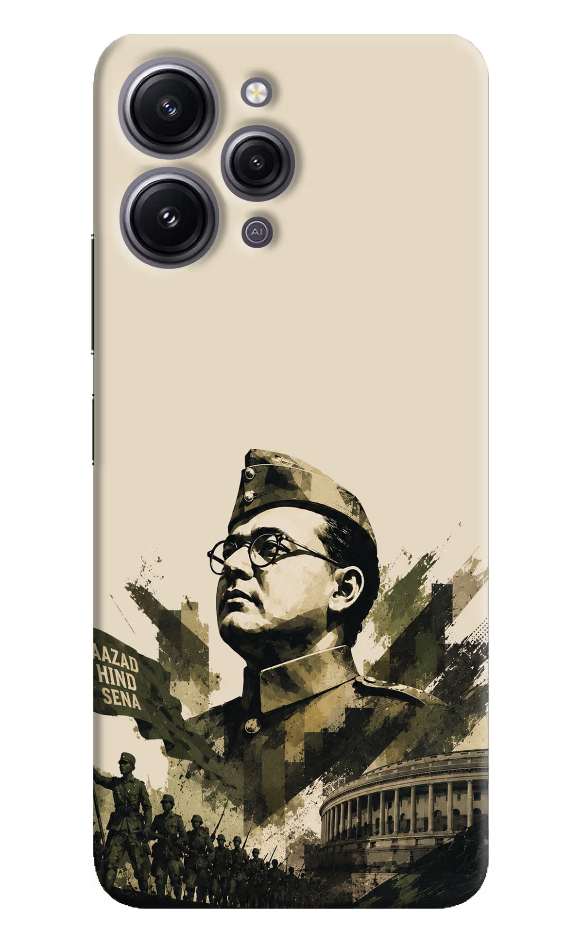 Netaji Rising Redmi 12 4G Back Cover - Netaji Rising Redmi 12 4G Back Cover Netaji Rising Redmi 12 4G Back Cover