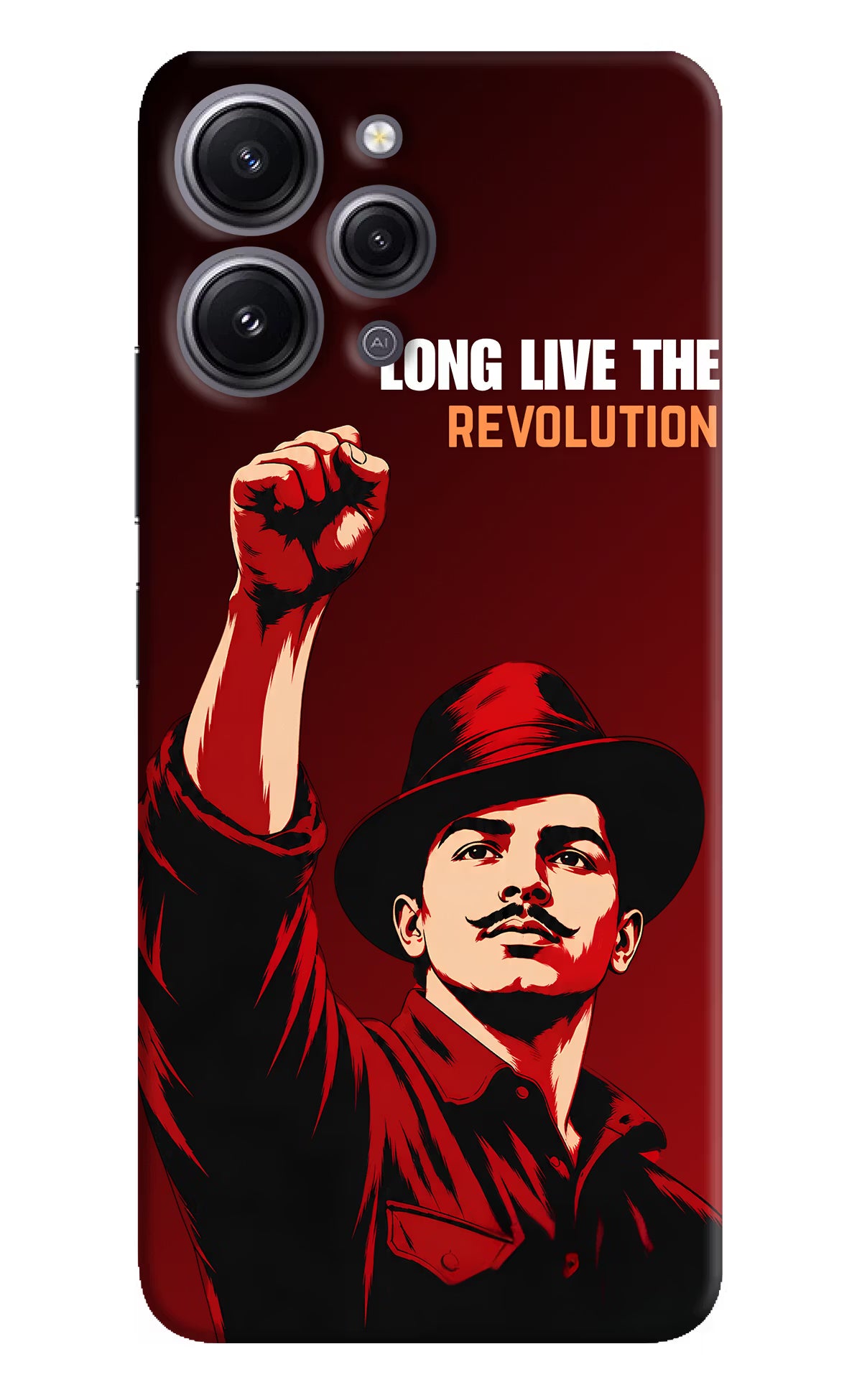 Bhagat Singh Revolution Redmi 12 4G Back Cover - Bhagat Singh Revolution Redmi 12 4G Back Cover Bhagat Singh Revolution Redmi 12 4G Back Cover