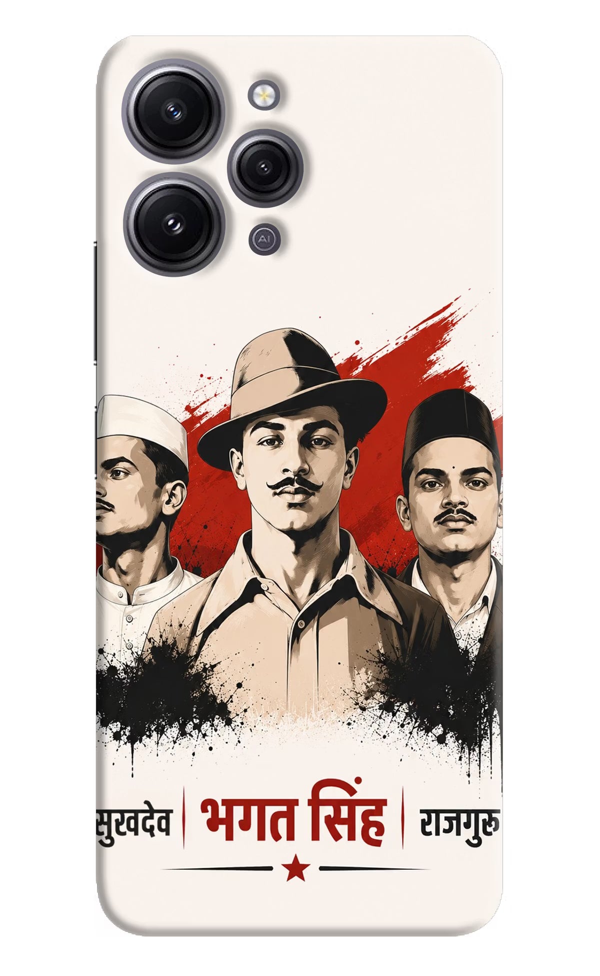 Sardar Patel Iron Will Redmi 12 4G Back Cover - Sardar Patel Iron Will Redmi 12 4G Back Cover Sardar Patel Iron Will Redmi 12 4G Back Cover