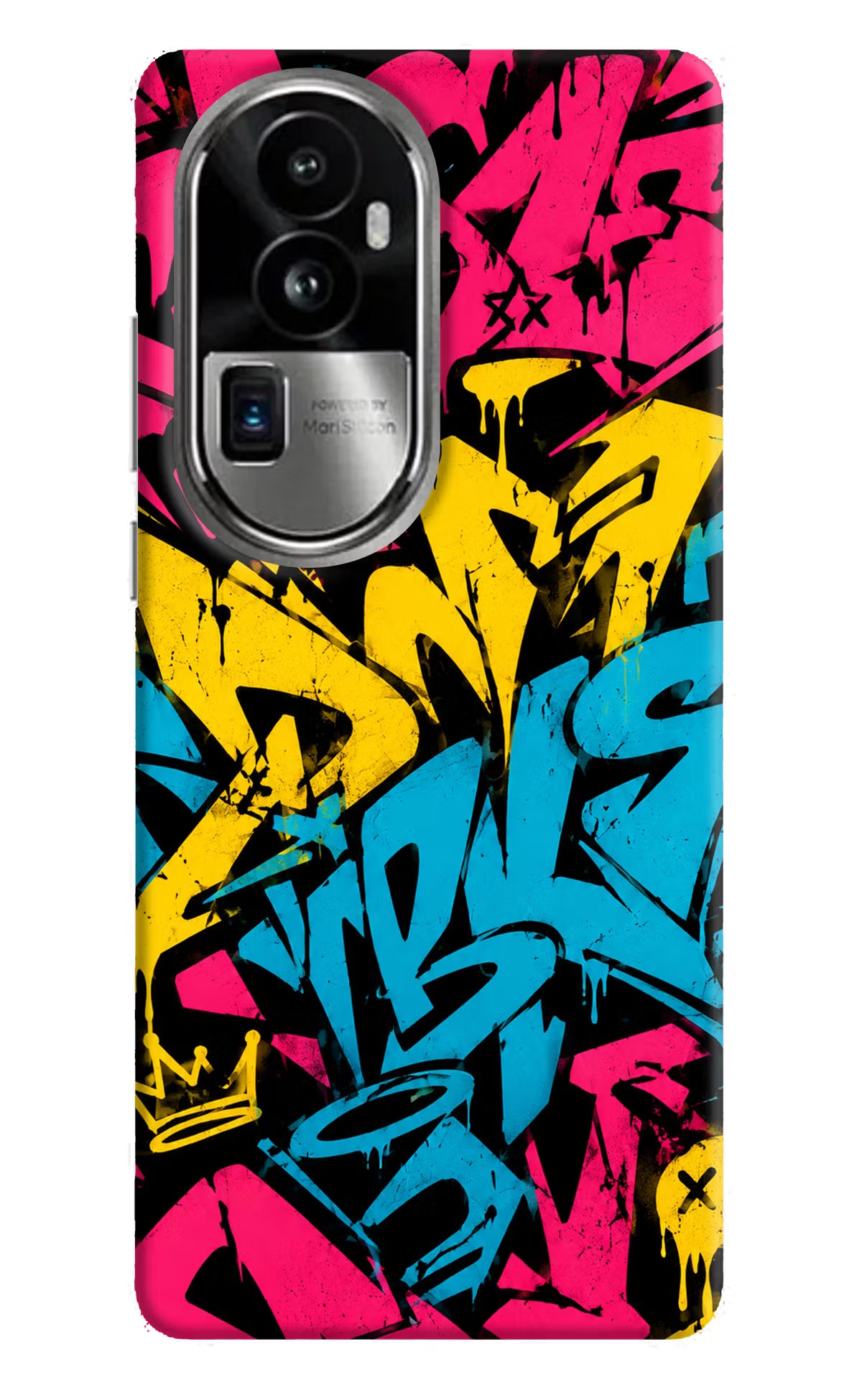 Graffiti Vibe Oppo Reno10 Pro+ 5G Back Cover - Graffiti Vibe Oppo Reno10 Pro+ 5G Back Cover Graffiti Vibe Oppo Reno10 Pro+ 5G Back Cover