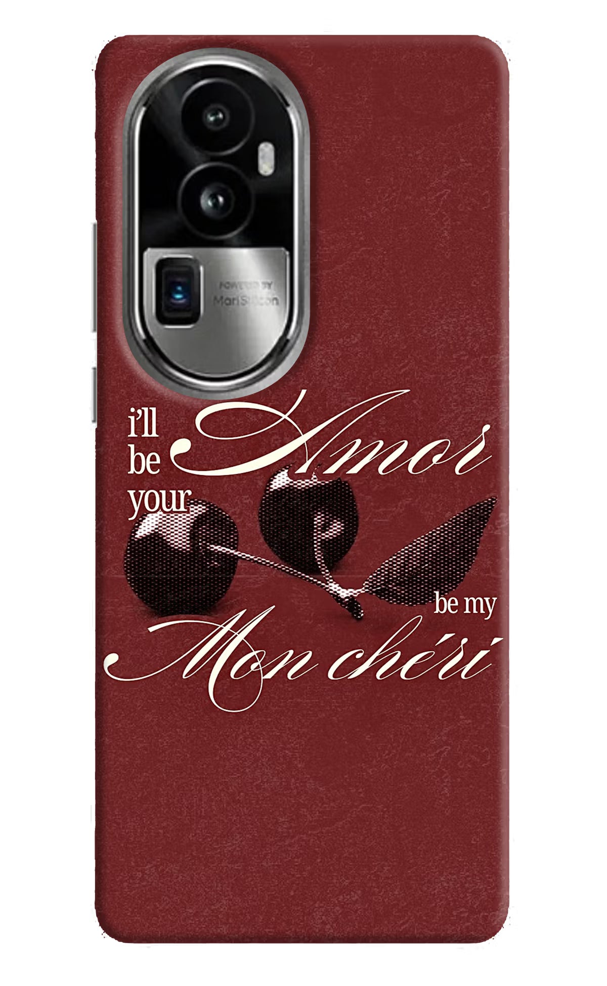 Velvet Cherry Oppo Reno10 Pro+ 5G Back Cover - Velvet Cherry Oppo Reno10 Pro+ 5G Back Cover Velvet Cherry Oppo Reno10 Pro+ 5G Back Cover