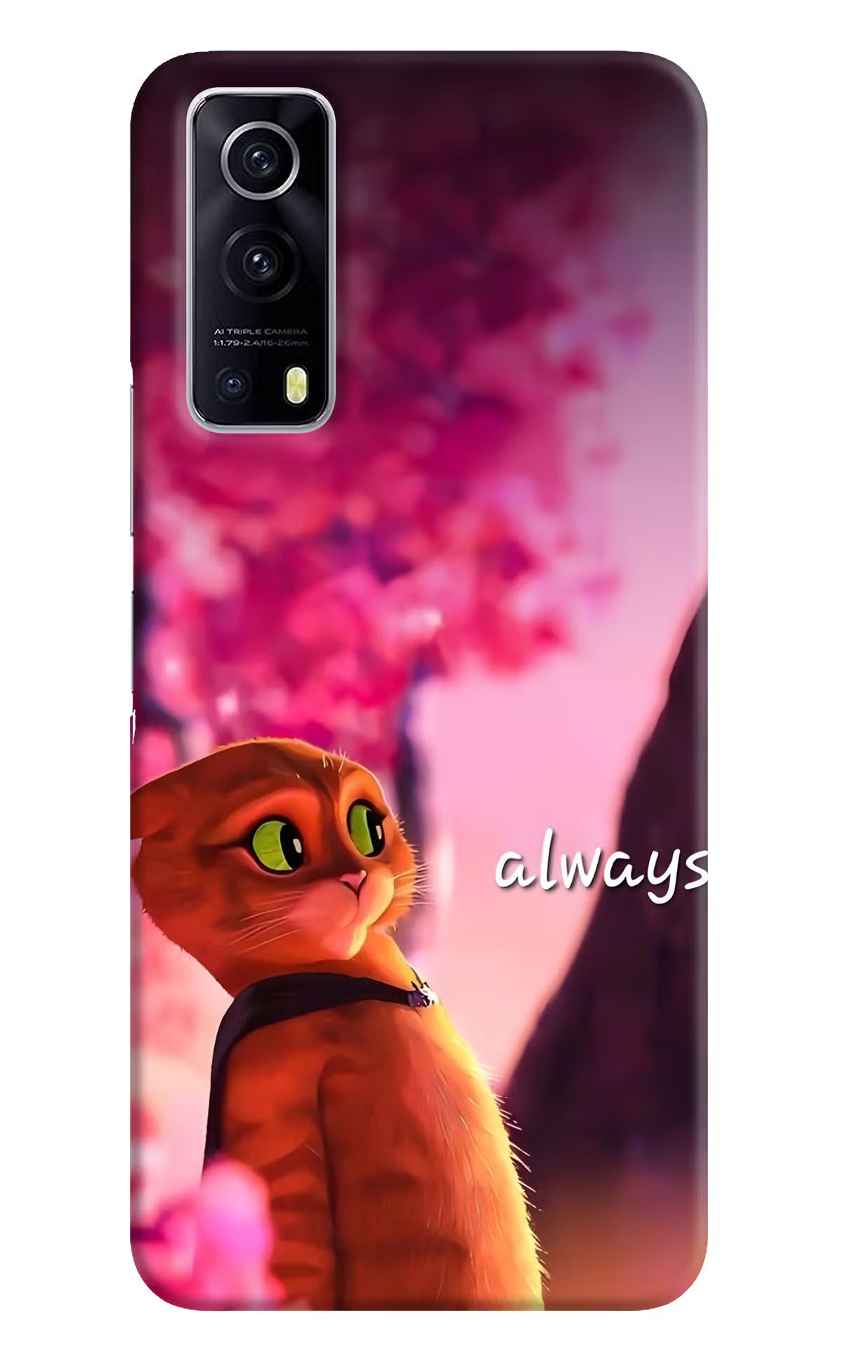 Always Cat iQOO Z3 5G Back Cover - Always Cat iQOO Z3 5G Back Cover Always Cat iQOO Z3 5G Back Cover