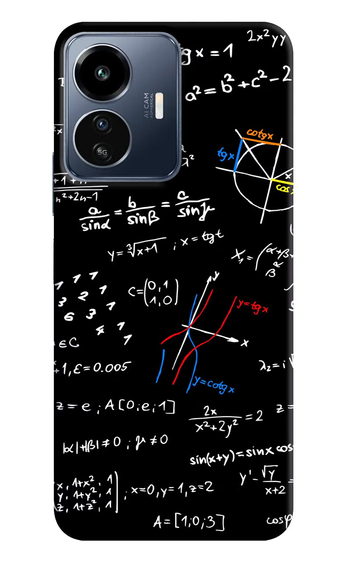 Mathematics Formula IQOO Z6 Lite 5G Back Cover - Mathematics Formula IQOO Z6 Lite 5G Back Cover Mathematics Formula IQOO Z6 Lite 5G Back Cover