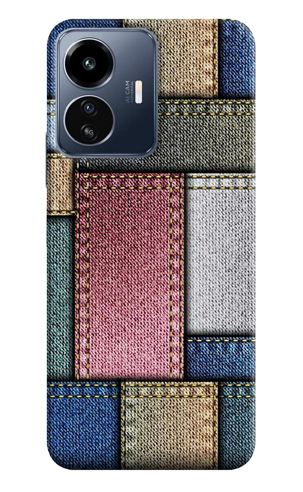 Multicolor Jeans IQOO Z6 Lite 5G Back Cover - Multicolor Jeans IQOO Z6 Lite 5G Back Cover Multicolor Jeans IQOO Z6 Lite 5G Back Cover