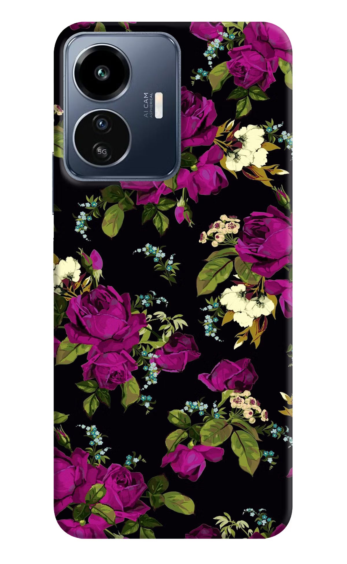 Flowers IQOO Z6 Lite 5G Back Cover - Flowers IQOO Z6 Lite 5G Back Cover Flowers IQOO Z6 Lite 5G Back Cover