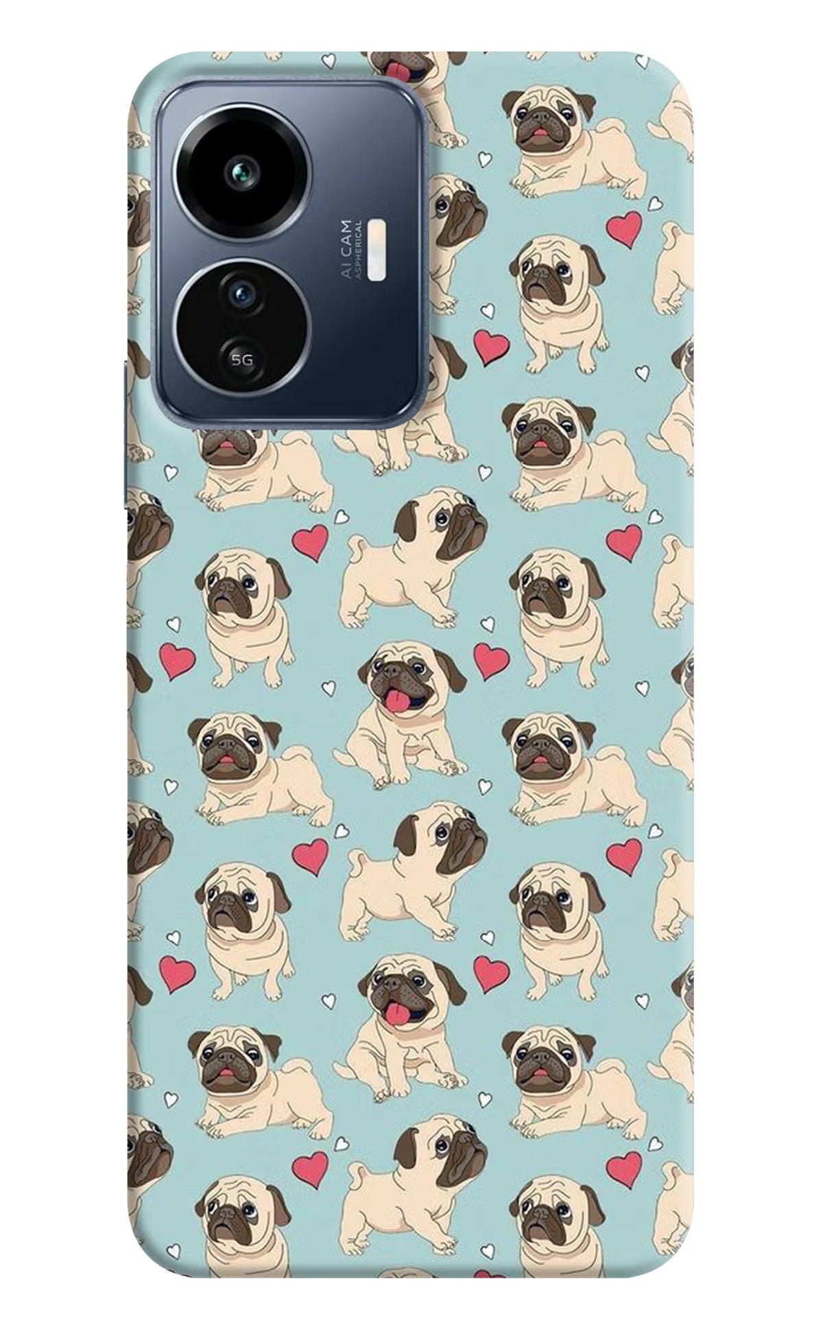 Pug Dog IQOO Z6 Lite 5G Back Cover - Pug Dog IQOO Z6 Lite 5G Back Cover Pug Dog IQOO Z6 Lite 5G Back Cover