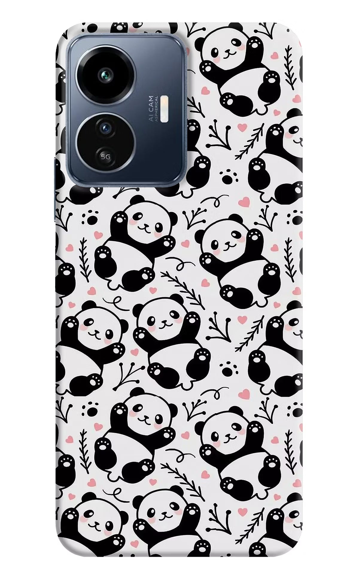 Cute Panda IQOO Z6 Lite 5G Back Cover - Cute Panda IQOO Z6 Lite 5G Back Cover Cute Panda IQOO Z6 Lite 5G Back Cover