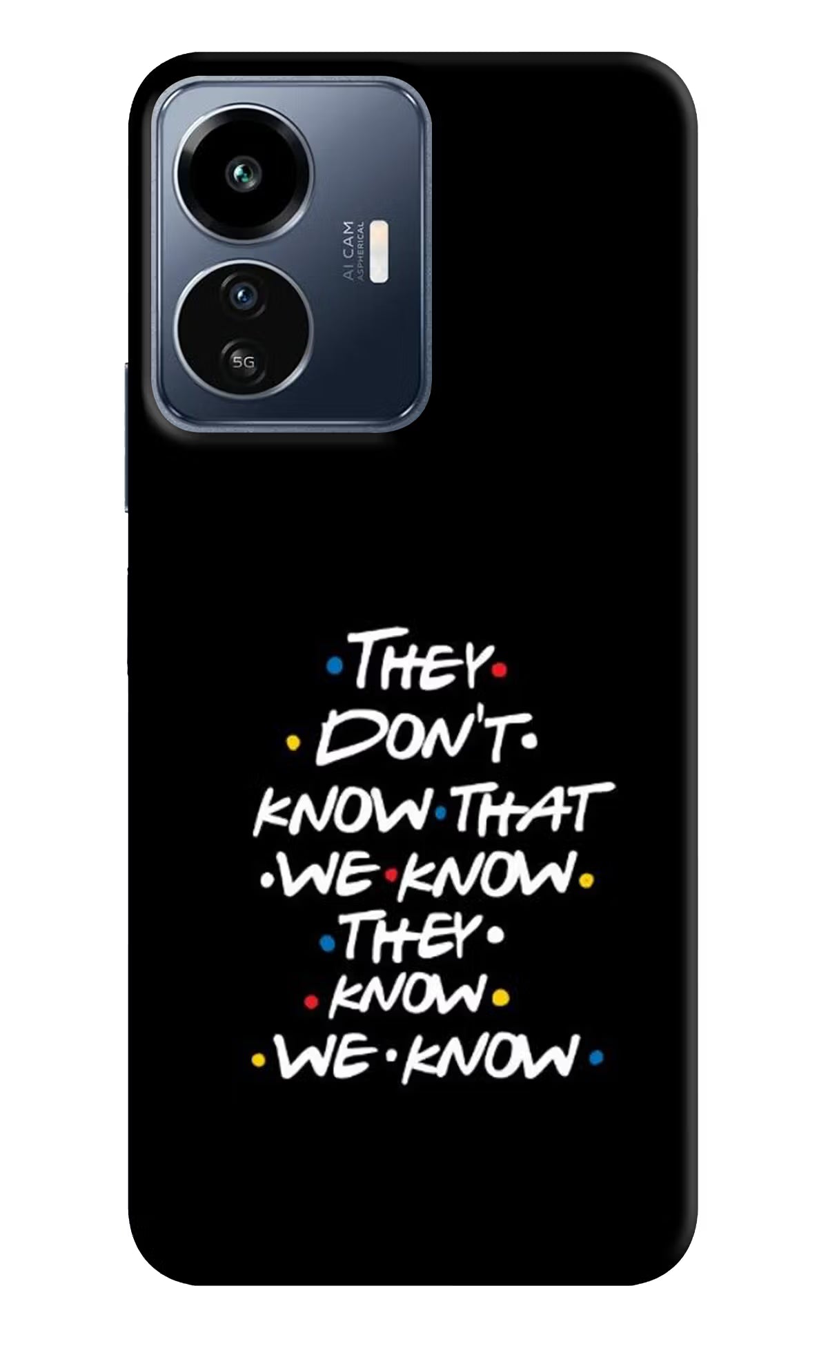 FRIENDS Dialogue IQOO Z6 Lite 5G Back Cover - FRIENDS Dialogue IQOO Z6 Lite 5G Back Cover FRIENDS Dialogue IQOO Z6 Lite 5G Back Cover