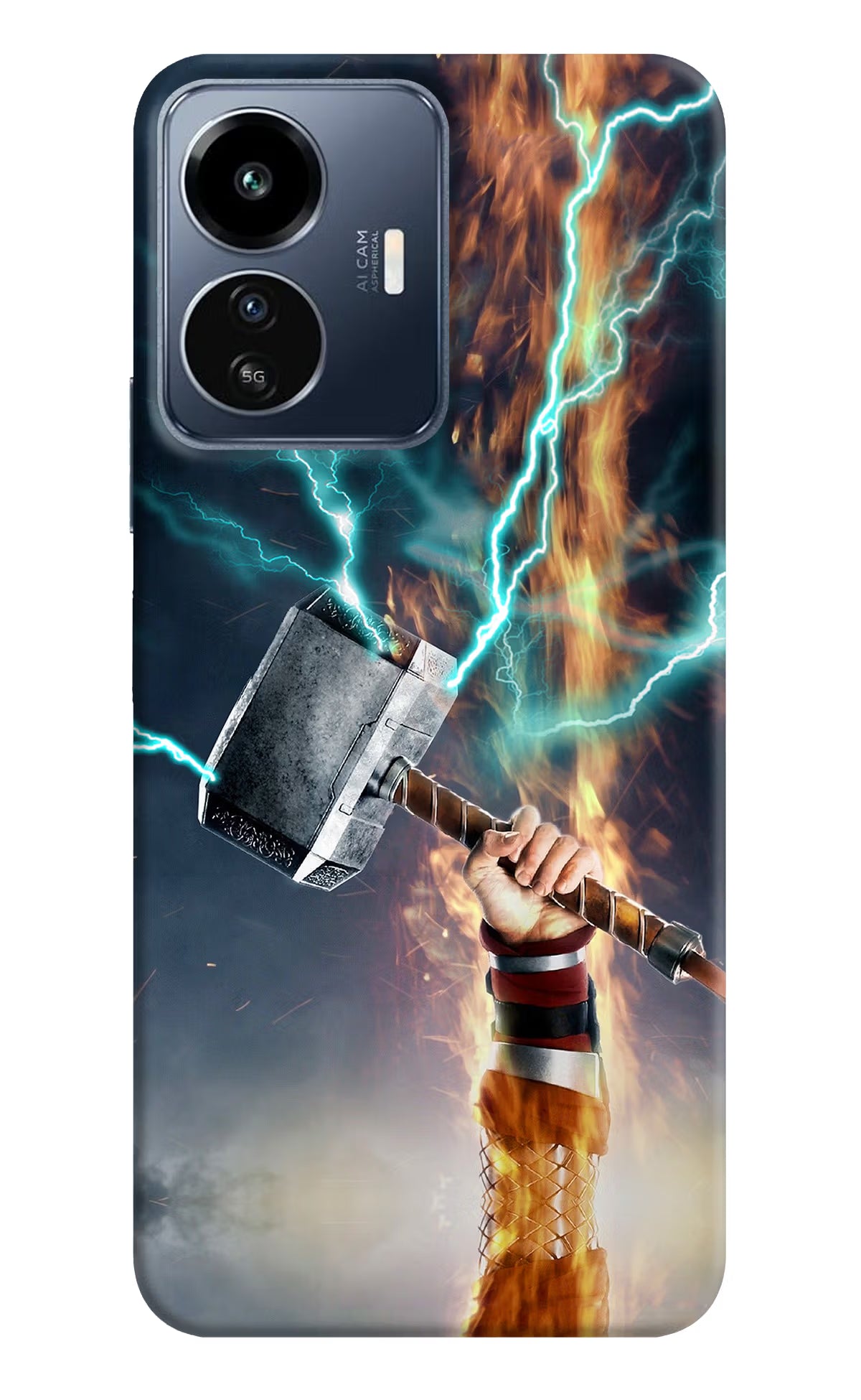 Thor Hammer Mjolnir IQOO Z6 Lite 5G Back Cover - Thor Hammer Mjolnir IQOO Z6 Lite 5G Back Cover Thor Hammer Mjolnir IQOO Z6 Lite 5G Back Cover