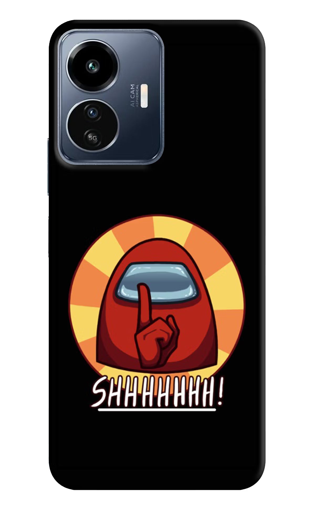 Among Us Shhh! IQOO Z6 Lite 5G Back Cover - Among Us Shhh! IQOO Z6 Lite 5G Back Cover Among Us Shhh! IQOO Z6 Lite 5G Back Cover