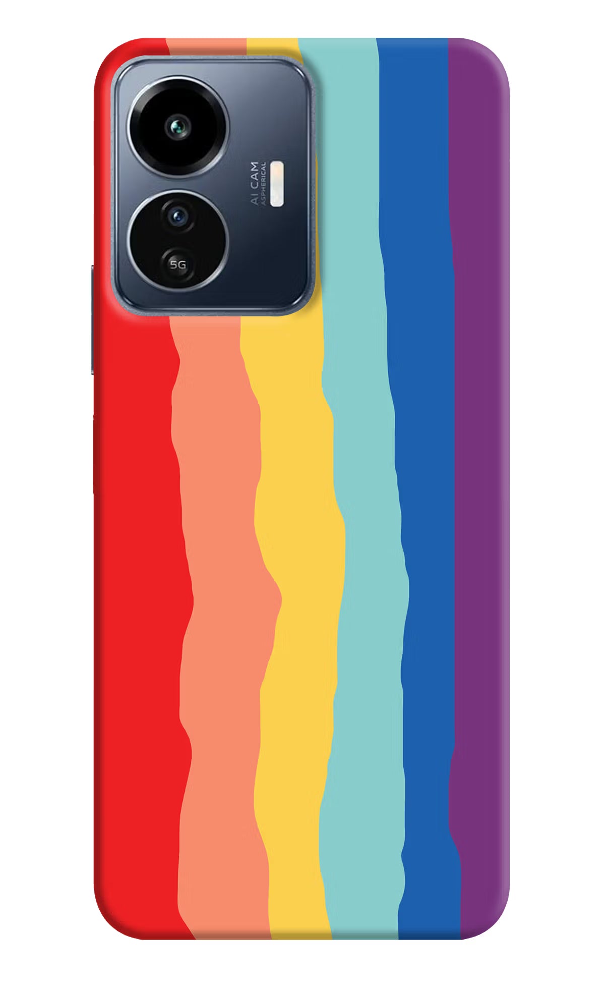 Rainbow IQOO Z6 Lite 5G Back Cover - Rainbow IQOO Z6 Lite 5G Back Cover Rainbow IQOO Z6 Lite 5G Back Cover