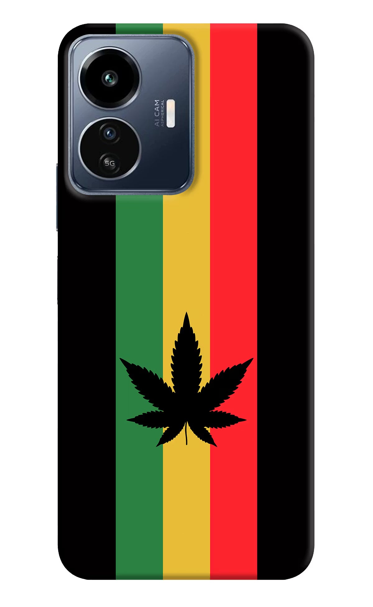 Weed Flag IQOO Z6 Lite 5G Back Cover - Weed Flag IQOO Z6 Lite 5G Back Cover Weed Flag IQOO Z6 Lite 5G Back Cover