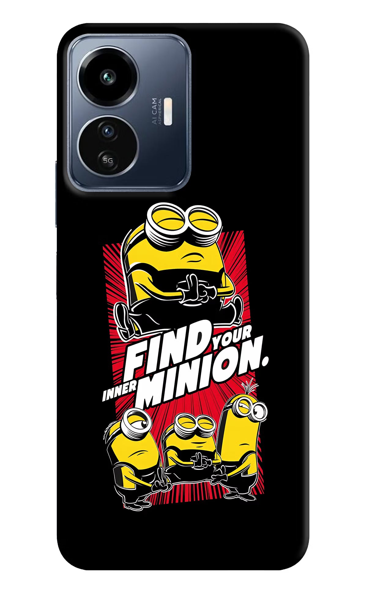 Find your inner Minion IQOO Z6 Lite 5G Back Cover - Find your inner Minion IQOO Z6 Lite 5G Back Cover Find your inner Minion IQOO Z6 Lite 5G Back Cover