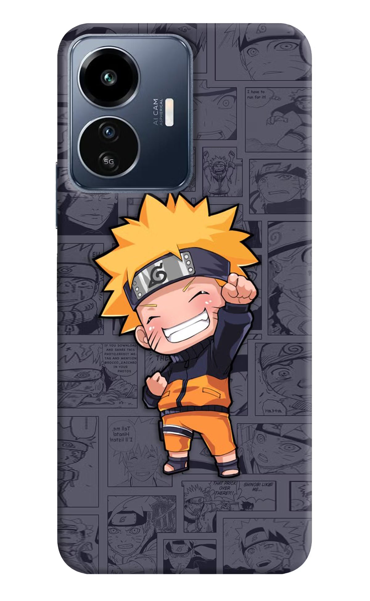 Chota Naruto IQOO Z6 Lite 5G Back Cover - Chota Naruto IQOO Z6 Lite 5G Back Cover Chota Naruto IQOO Z6 Lite 5G Back Cover