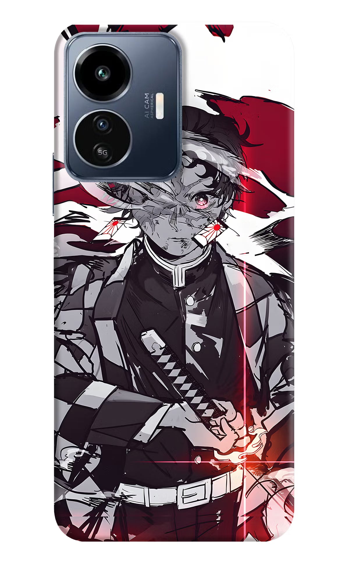 Demon Slayer IQOO Z6 Lite 5G Back Cover - Demon Slayer IQOO Z6 Lite 5G Back Cover Demon Slayer IQOO Z6 Lite 5G Back Cover