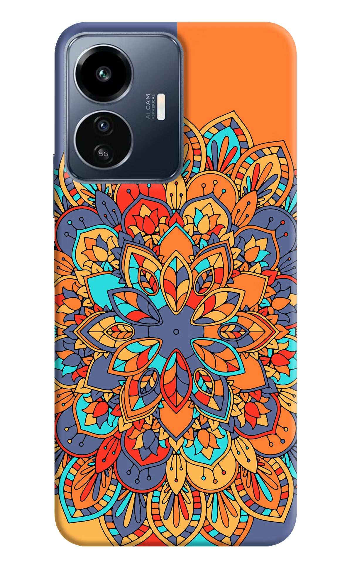 Color Mandala IQOO Z6 Lite 5G Back Cover - Color Mandala IQOO Z6 Lite 5G Back Cover Color Mandala IQOO Z6 Lite 5G Back Cover