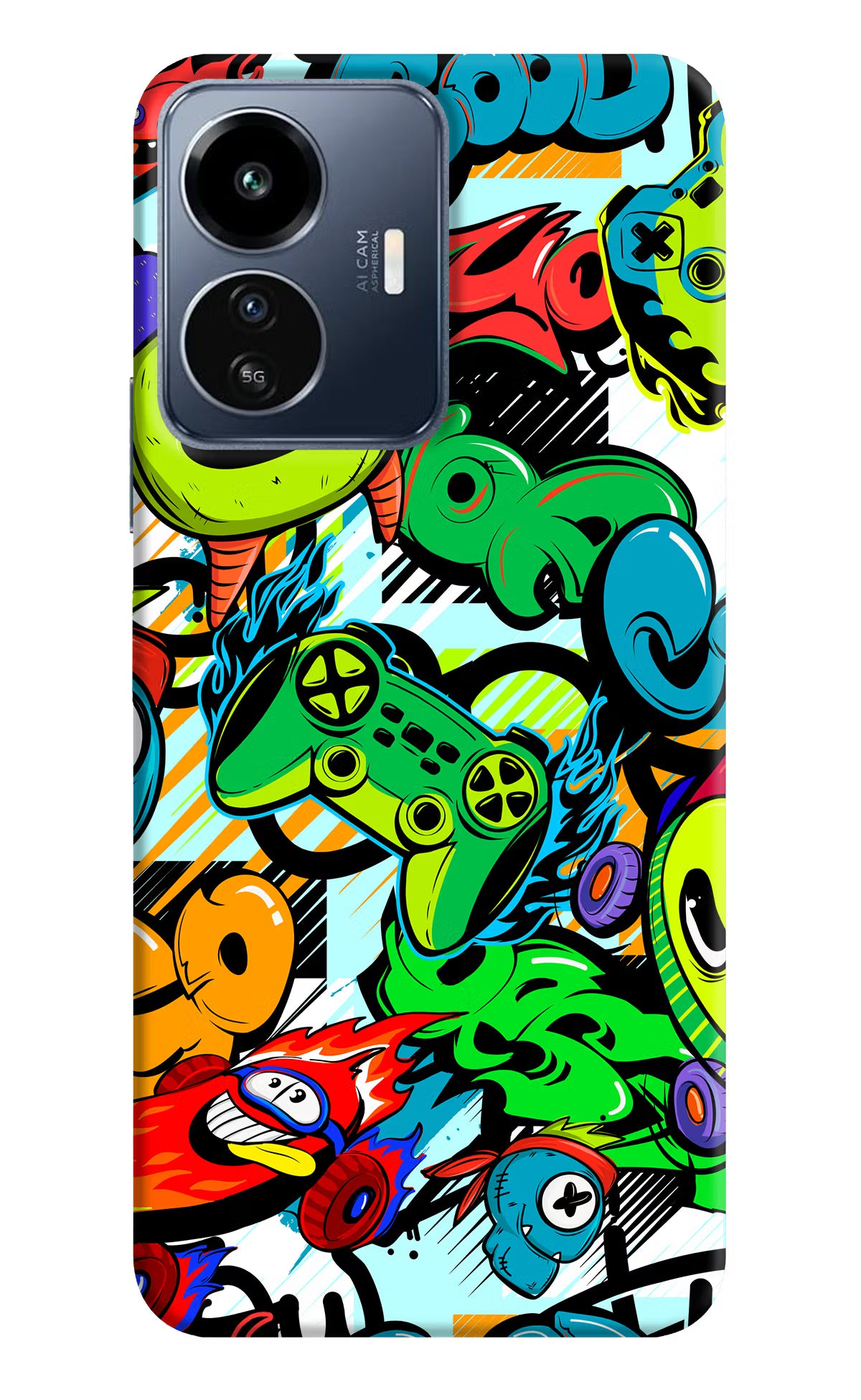 Game Doodle IQOO Z6 Lite 5G Back Cover - Game Doodle IQOO Z6 Lite 5G Back Cover Game Doodle IQOO Z6 Lite 5G Back Cover