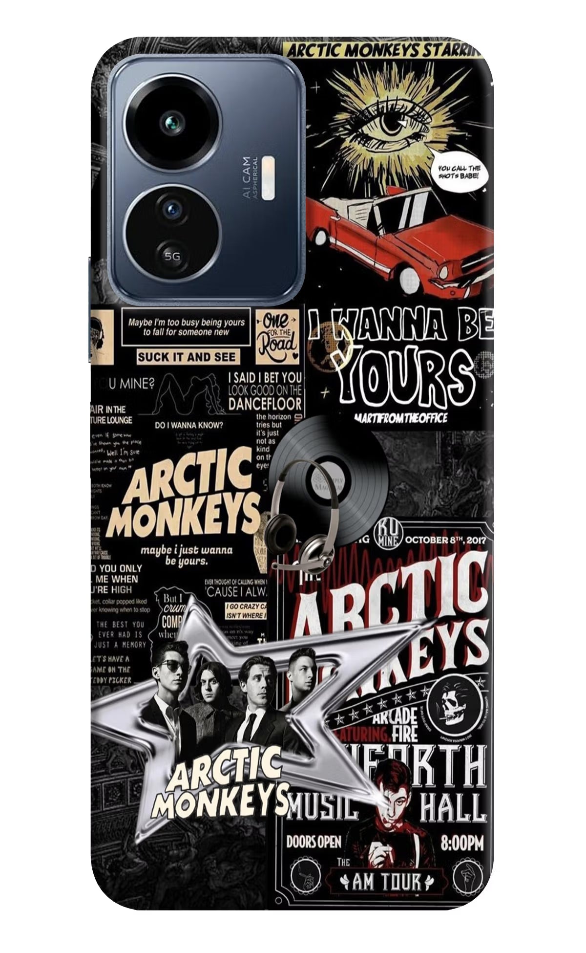 Arctic Monkeys IQOO Z6 Lite 5G Back Cover - Arctic Monkeys IQOO Z6 Lite 5G Back Cover Arctic Monkeys IQOO Z6 Lite 5G Back Cover