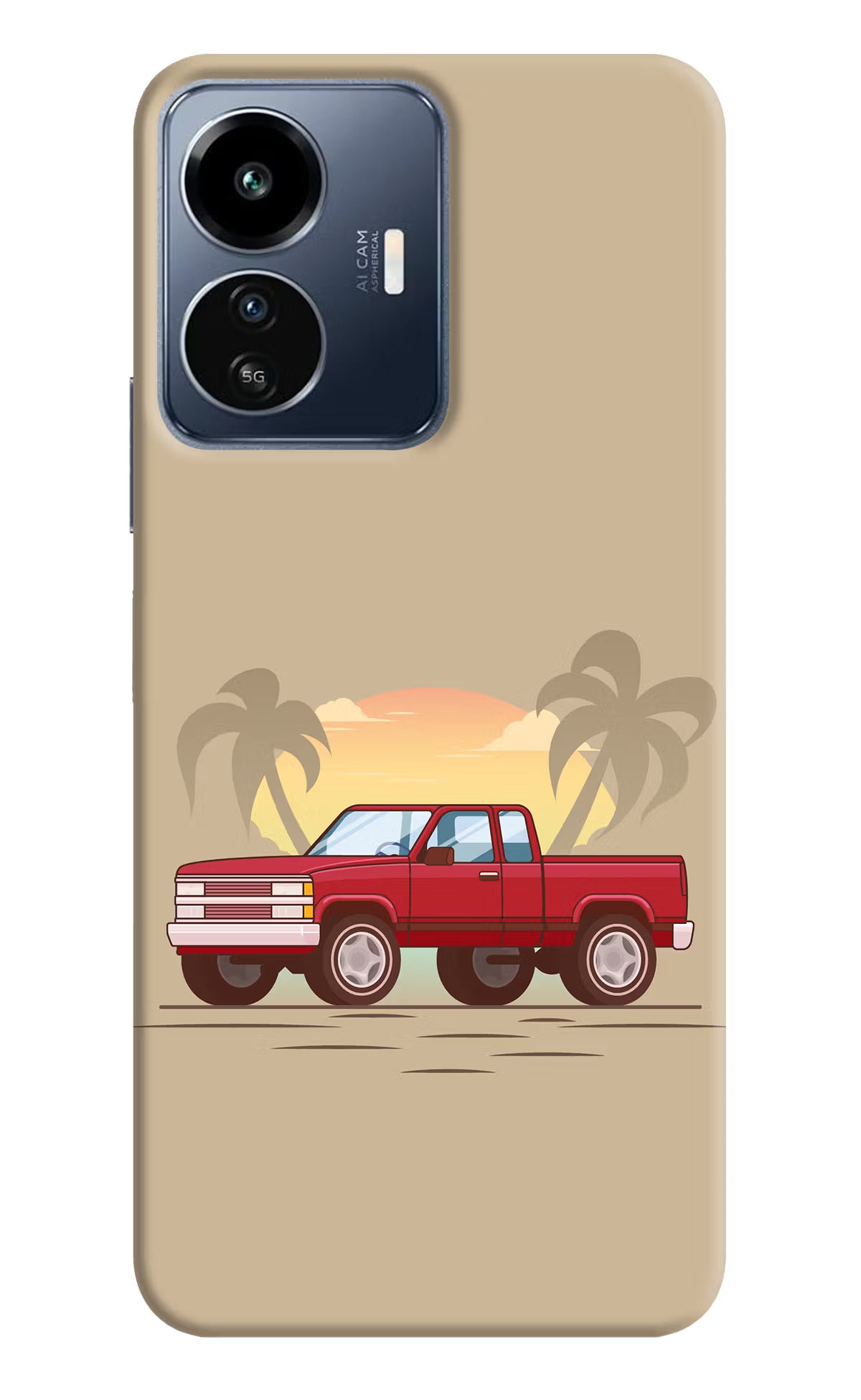 Desert Classic Drive IQOO Z6 Lite 5G Back Cover - Desert Classic Drive IQOO Z6 Lite 5G Back Cover Desert Classic Drive IQOO Z6 Lite 5G Back Cover