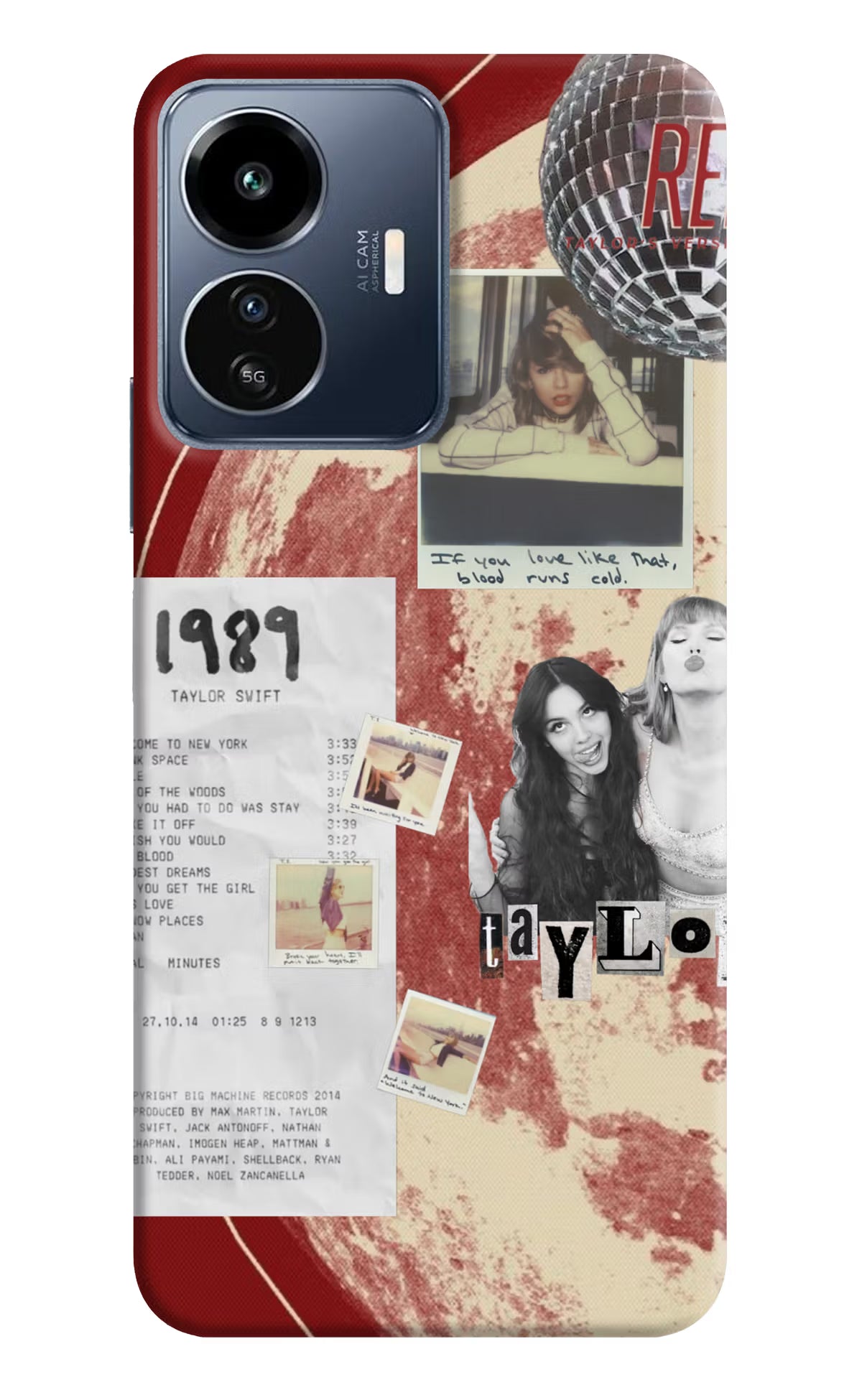 Taylor Swift IQOO Z6 Lite 5G Back Cover - Taylor Swift IQOO Z6 Lite 5G Back Cover Taylor Swift IQOO Z6 Lite 5G Back Cover