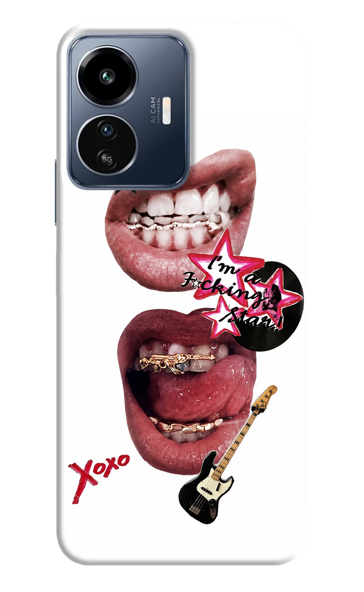 Rockstar IQOO Z6 Lite 5G Back Cover - Rockstar IQOO Z6 Lite 5G Back Cover Rockstar IQOO Z6 Lite 5G Back Cover