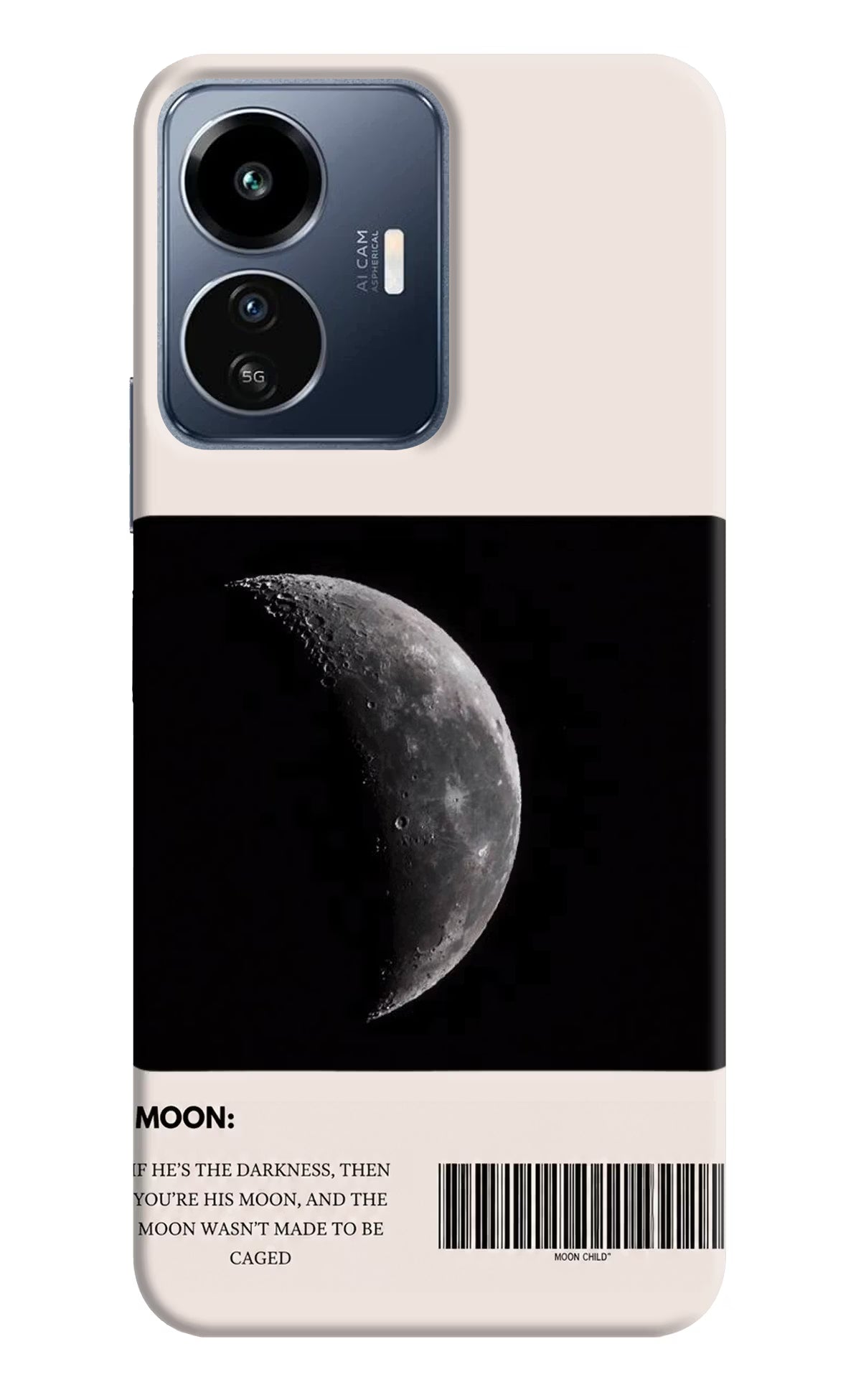 Moon Phase IQOO Z6 Lite 5G Back Cover - Moon Phase IQOO Z6 Lite 5G Back Cover Moon Phase IQOO Z6 Lite 5G Back Cover