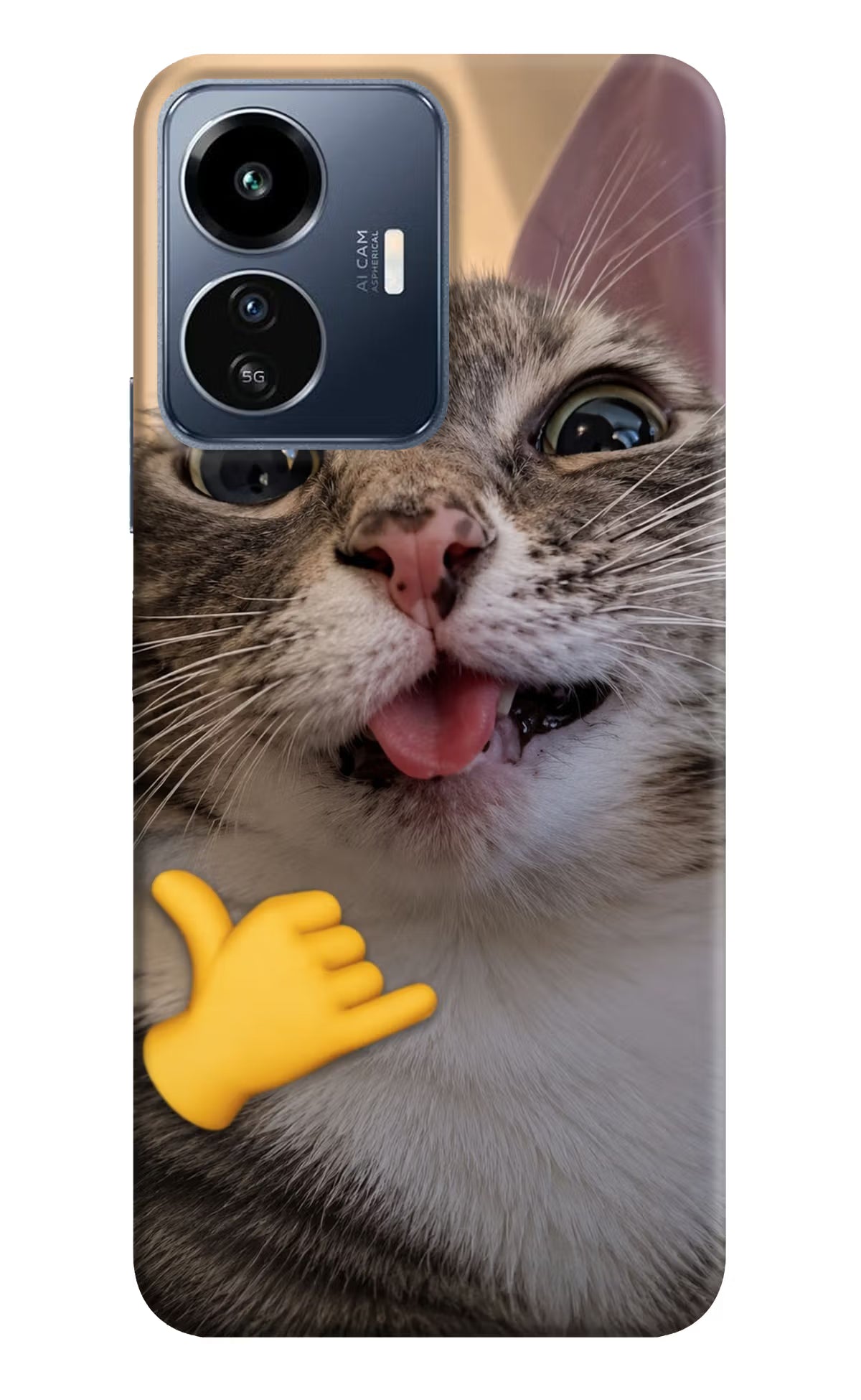 Silly Cat Call IQOO Z6 Lite 5G Back Cover - Silly Cat Call IQOO Z6 Lite 5G Back Cover Silly Cat Call IQOO Z6 Lite 5G Back Cover