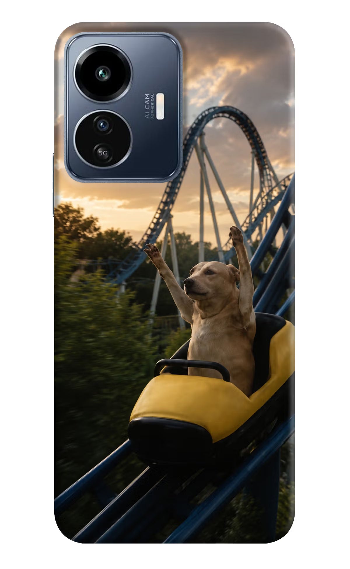 Rollercoaster Dog IQOO Z6 Lite 5G Back Cover - Rollercoaster Dog IQOO Z6 Lite 5G Back Cover Rollercoaster Dog IQOO Z6 Lite 5G Back Cover