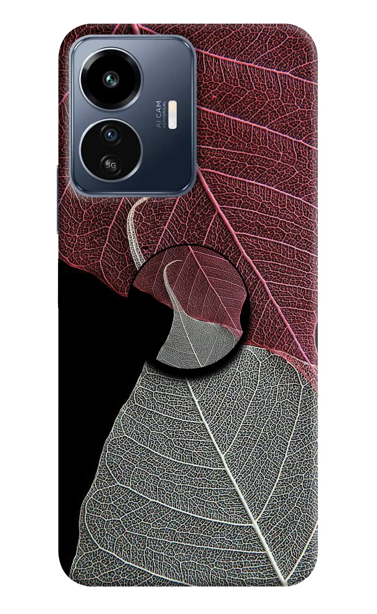 Leaf Pattern IQOO Z6 Lite 5G Pop Case - Leaf Pattern IQOO Z6 Lite 5G Pop Case Leaf Pattern IQOO Z6 Lite 5G Pop Case