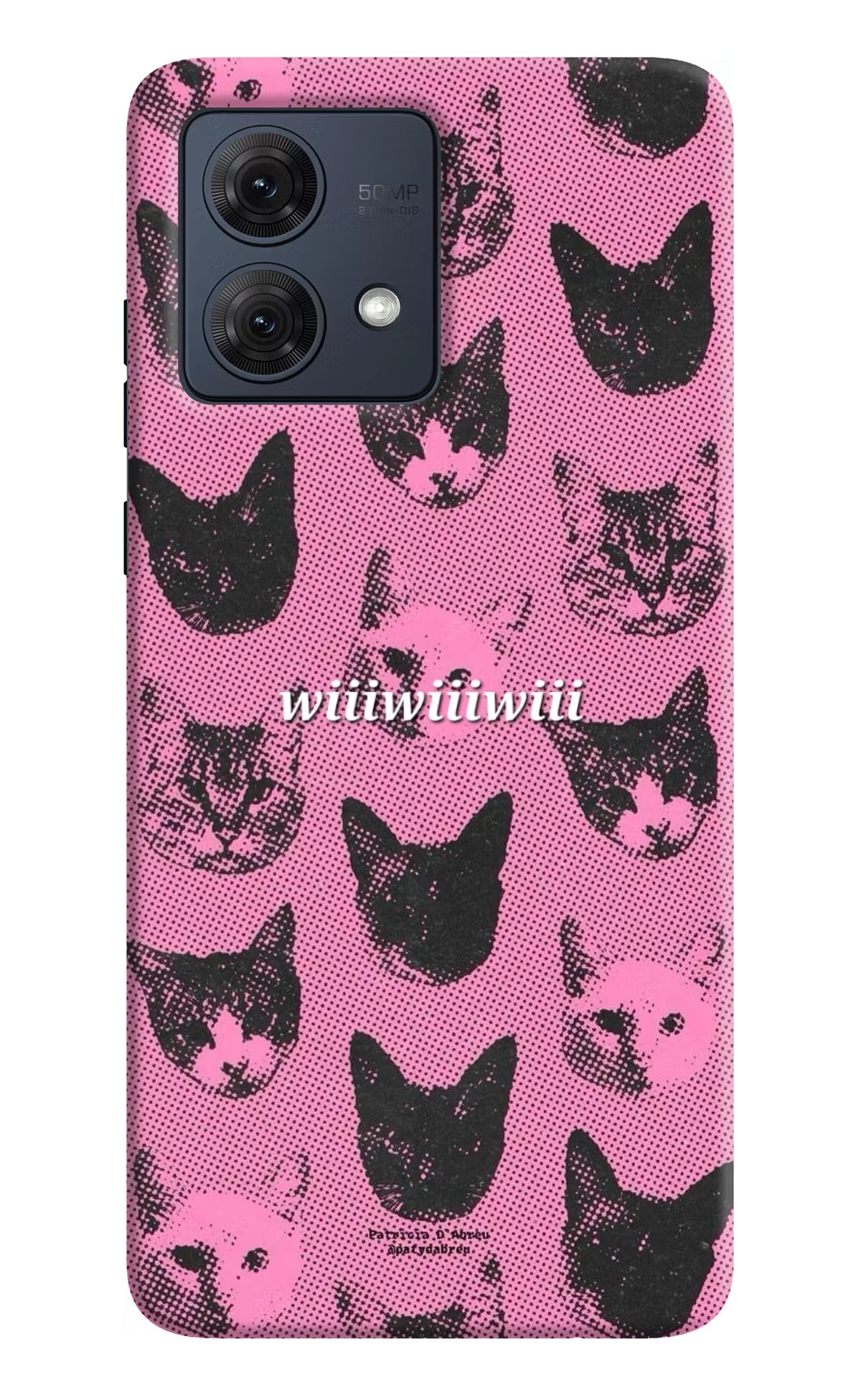 Pink Cats Moto G54 5G Back Cover - Pink Cats Moto G54 5G Back Cover Pink Cats Moto G54 5G Back Cover