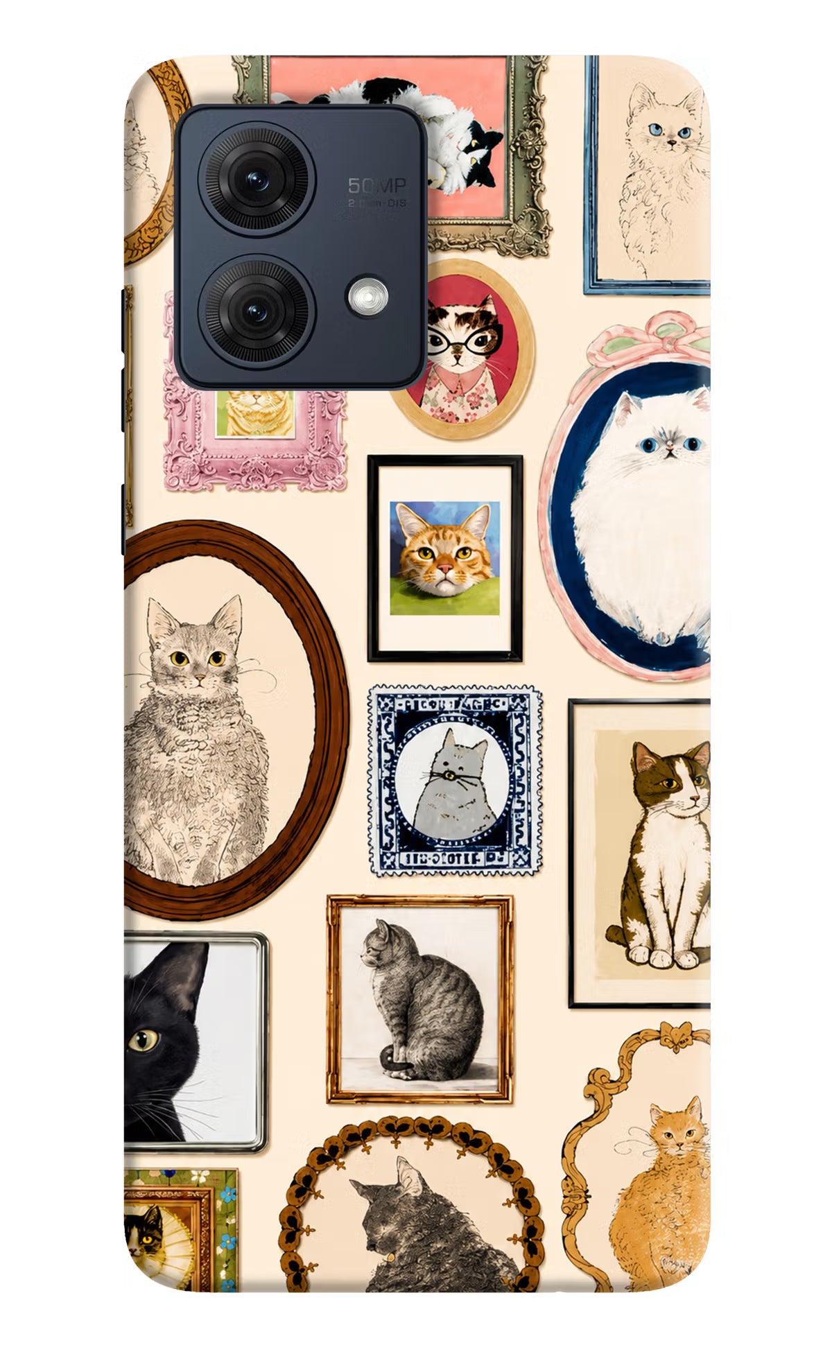 Mirror Cats Moto G84 5G Back Cover - Mirror Cats Moto G84 5G Back Cover Mirror Cats Moto G84 5G Back Cover