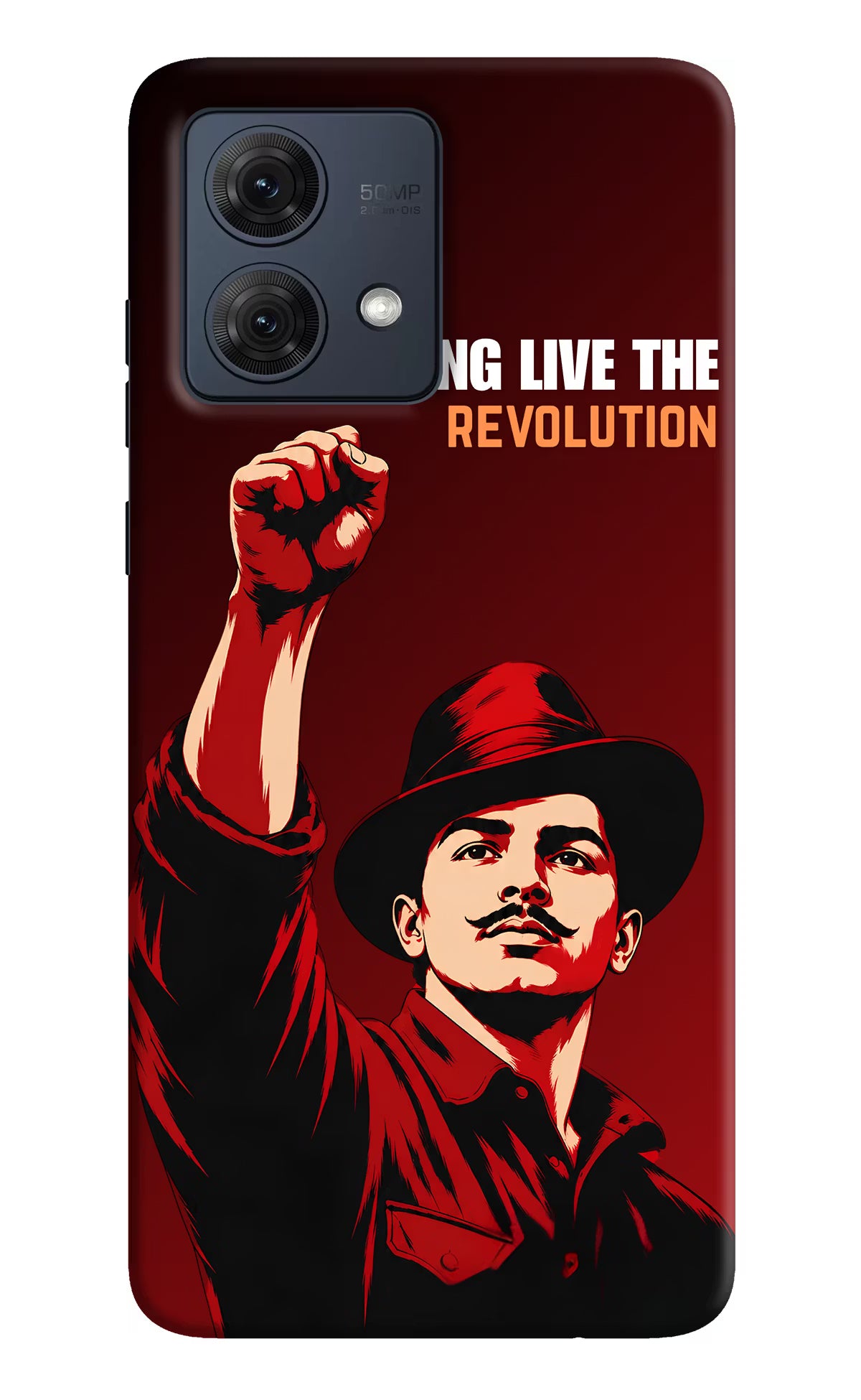 Bhagat Singh Revolution Moto G84 5G Back Cover - Bhagat Singh Revolution Moto G84 5G Back Cover Bhagat Singh Revolution Moto G84 5G Back Cover