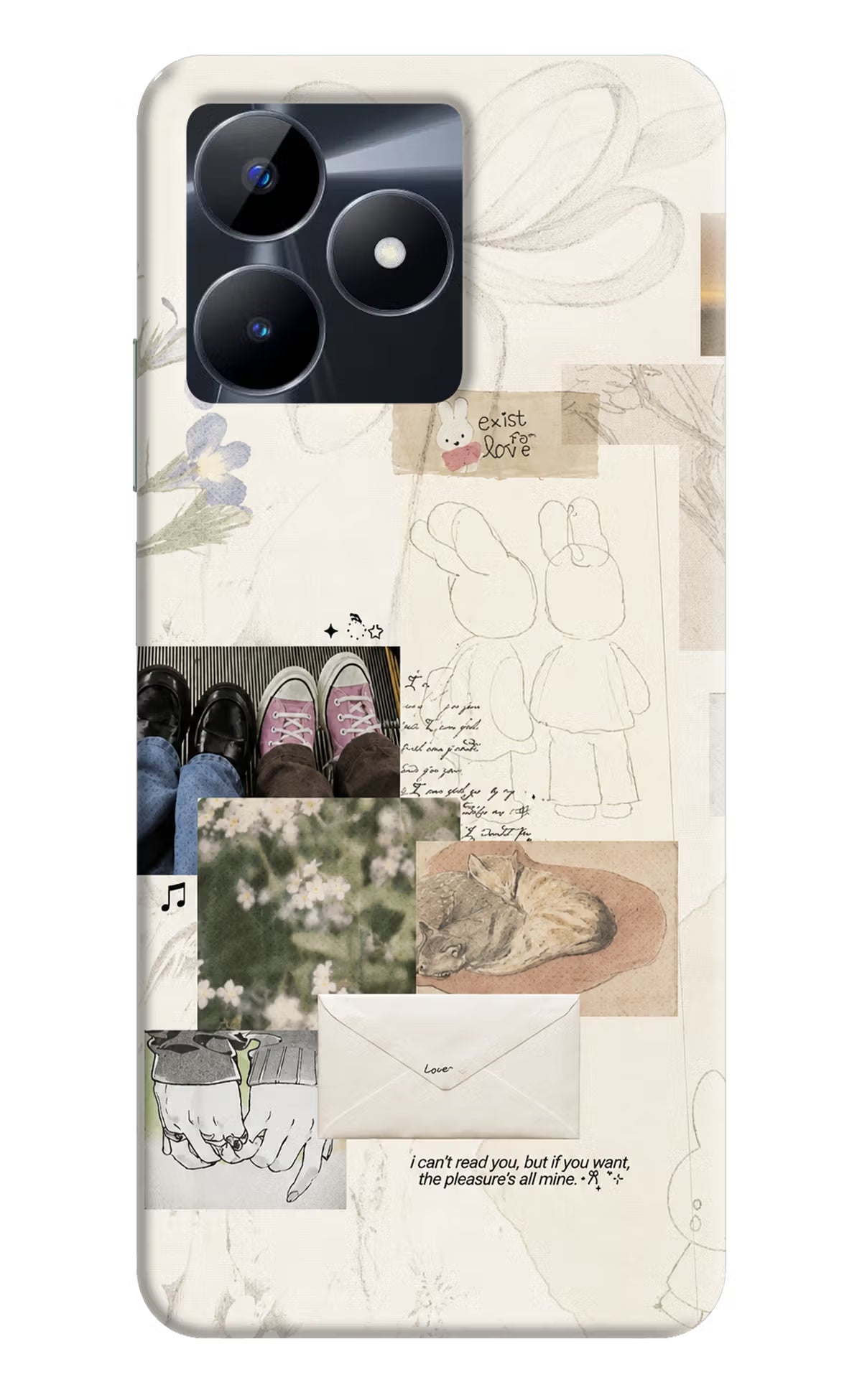 Soft Aesthetic Realme C53 Back Cover - Soft Aesthetic Realme C53 Back Cover Soft Aesthetic Realme C53 Back Cover