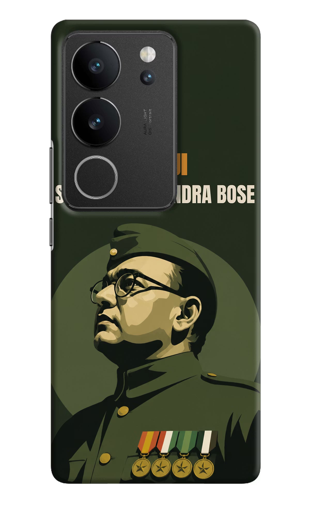 Netaji Legacy Vivo V29/V29 Pro Back Cover - Netaji Legacy Vivo V29/V29 Pro Back Cover Netaji Legacy Vivo V29/V29 Pro Back Cover