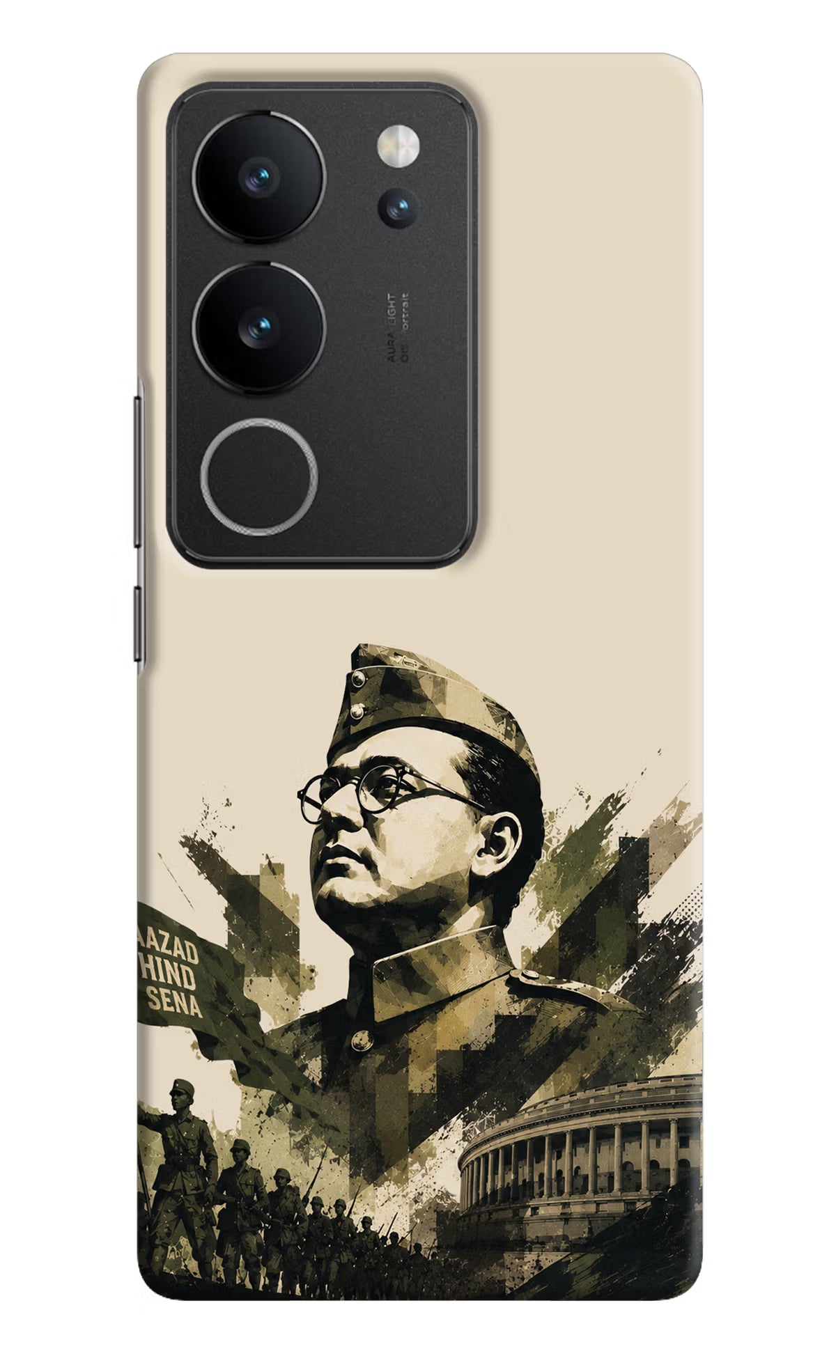Netaji Rising Vivo V29/V29 Pro Back Cover - Netaji Rising Vivo V29/V29 Pro Back Cover Netaji Rising Vivo V29/V29 Pro Back Cover