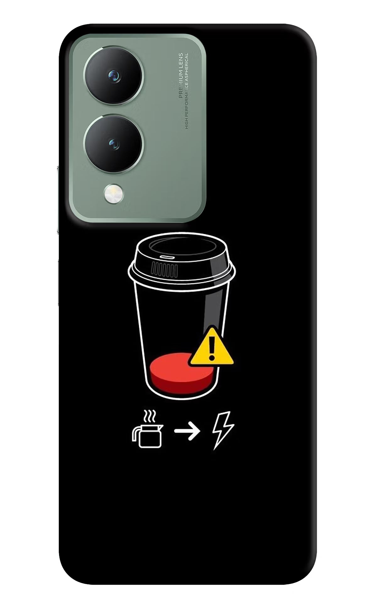 Coffee Vivo Y17s Back Cover - Coffee Vivo Y17s Back Cover Coffee Vivo Y17s Back Cover