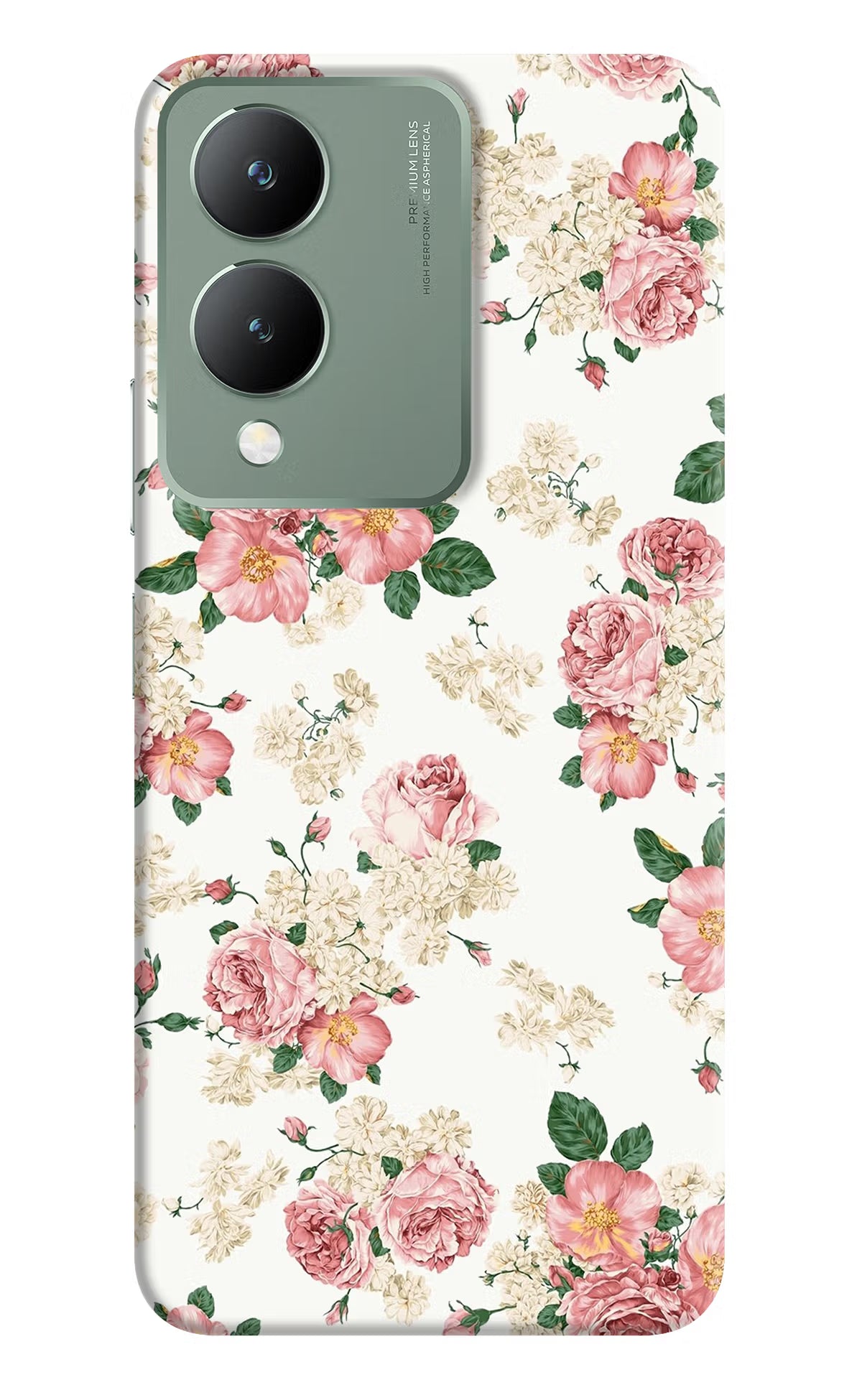 Flowers Vivo Y17s Back Cover - Flowers Vivo Y17s Back Cover Flowers Vivo Y17s Back Cover