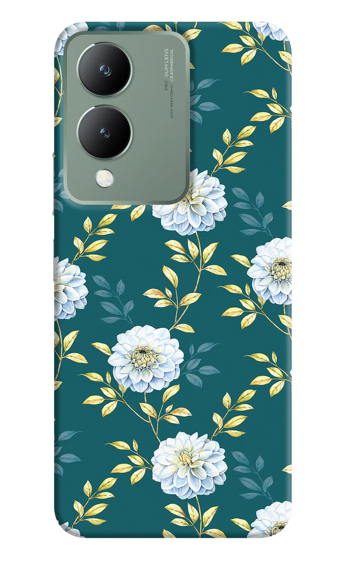 Flowers Vivo Y17s Back Cover - Flowers Vivo Y17s Back Cover Flowers Vivo Y17s Back Cover