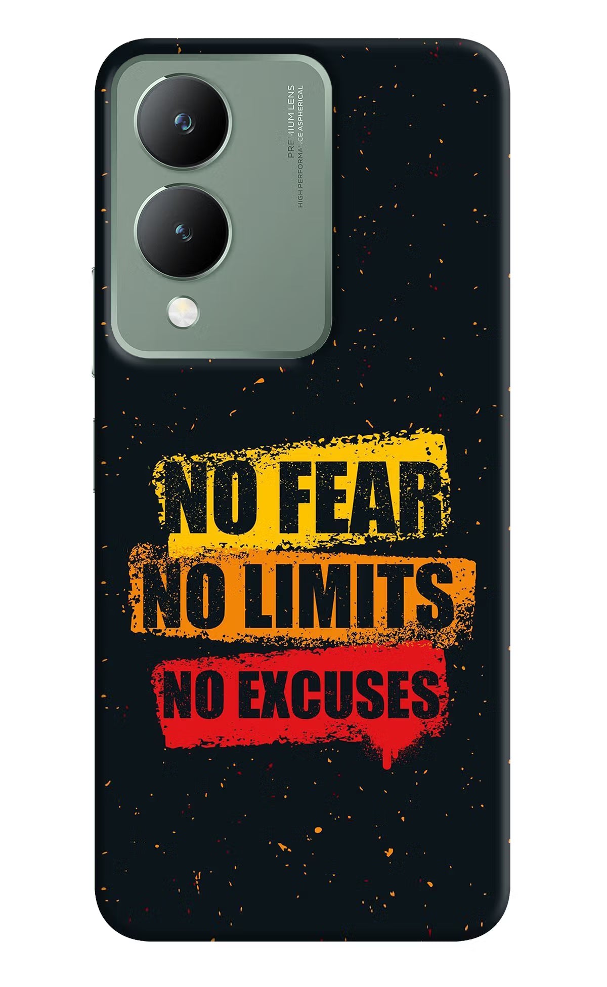 No Fear No Limits No Excuse Vivo Y17s Back Cover - No Fear No Limits No Excuse Vivo Y17s Back Cover No Fear No Limits No Excuse Vivo Y17s Back Cover