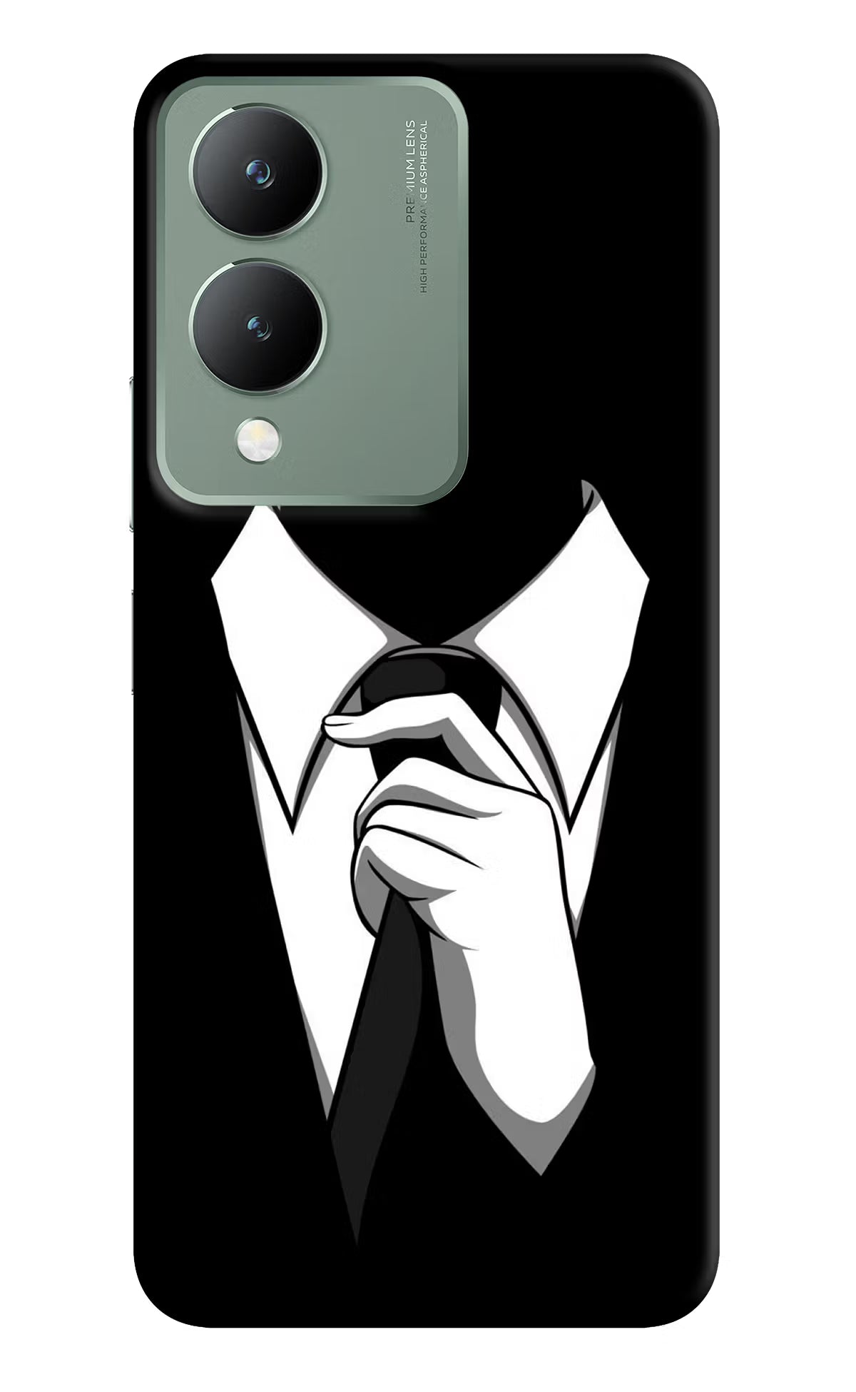 Black Tie Vivo Y17s Back Cover - Black Tie Vivo Y17s Back Cover Black Tie Vivo Y17s Back Cover